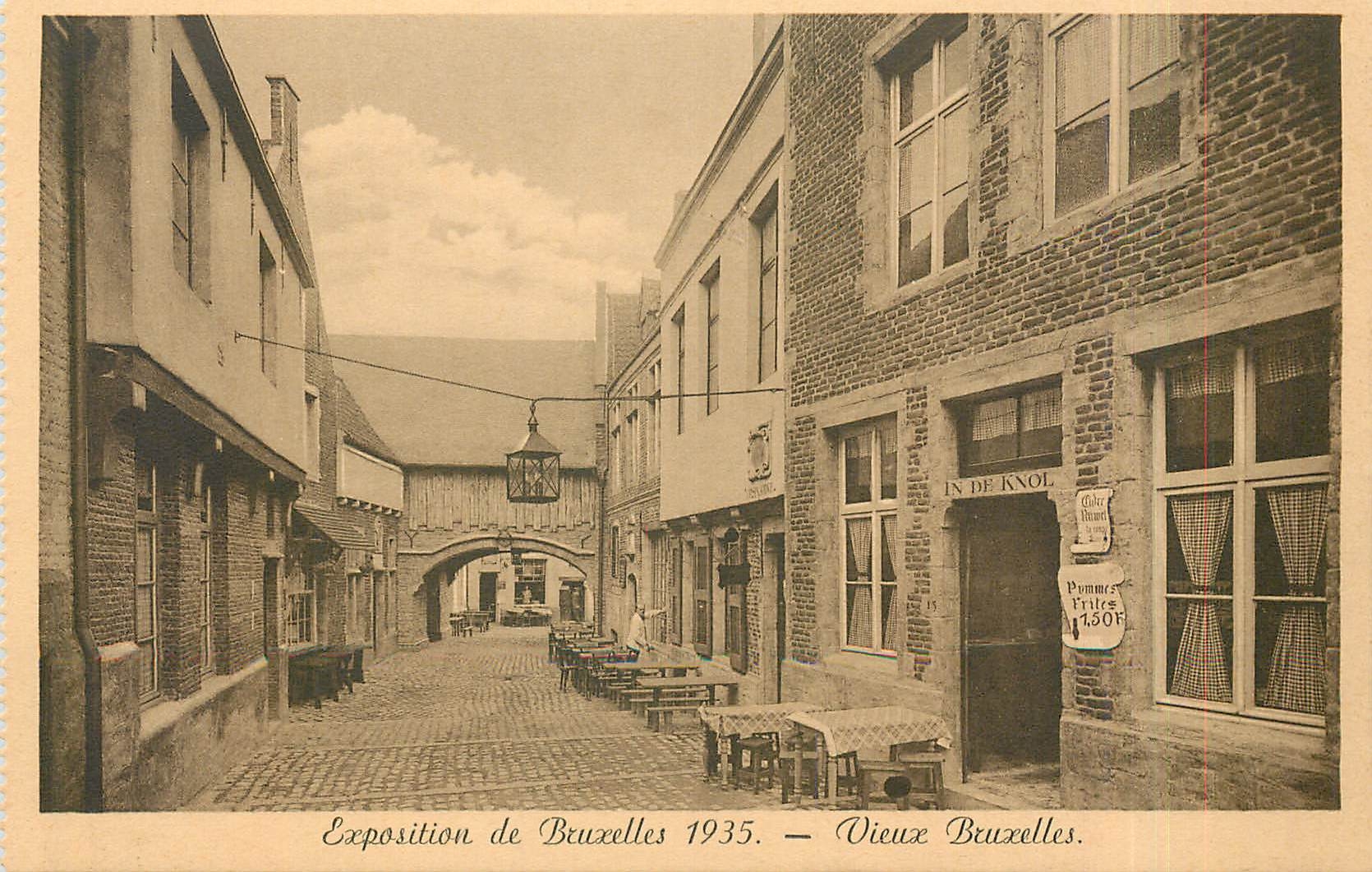 CPA Exposition de Bruxelles 1935 - Vieux Bruxelles