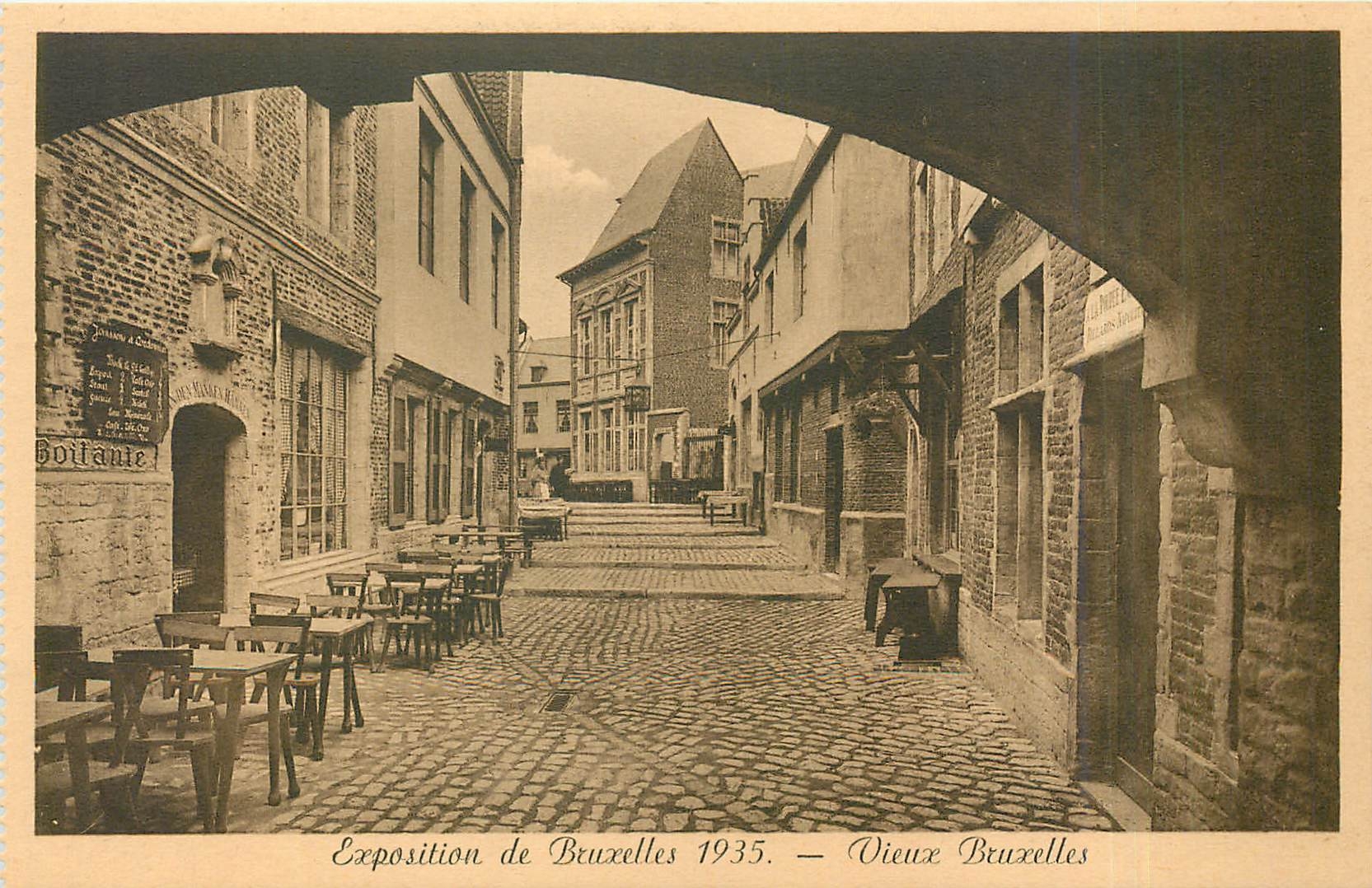 CPA Exposition de Bruxelles 1935 - Vieux Bruxelles