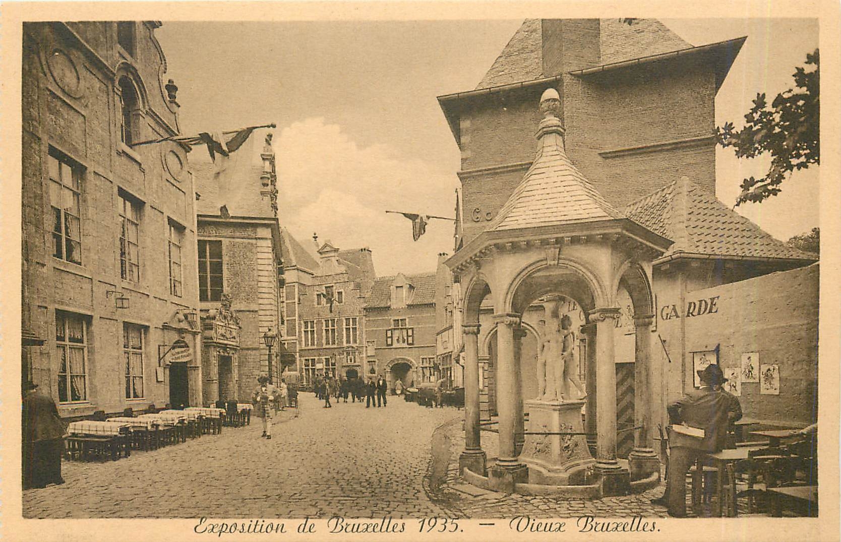 CPA Exposition de Bruxelles 1935 - Vieux Bruxelles