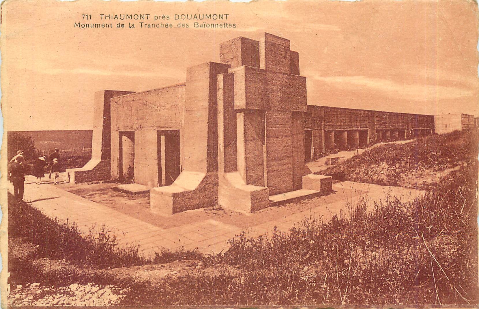 CPA Monument de la Tranches des Baionnettes