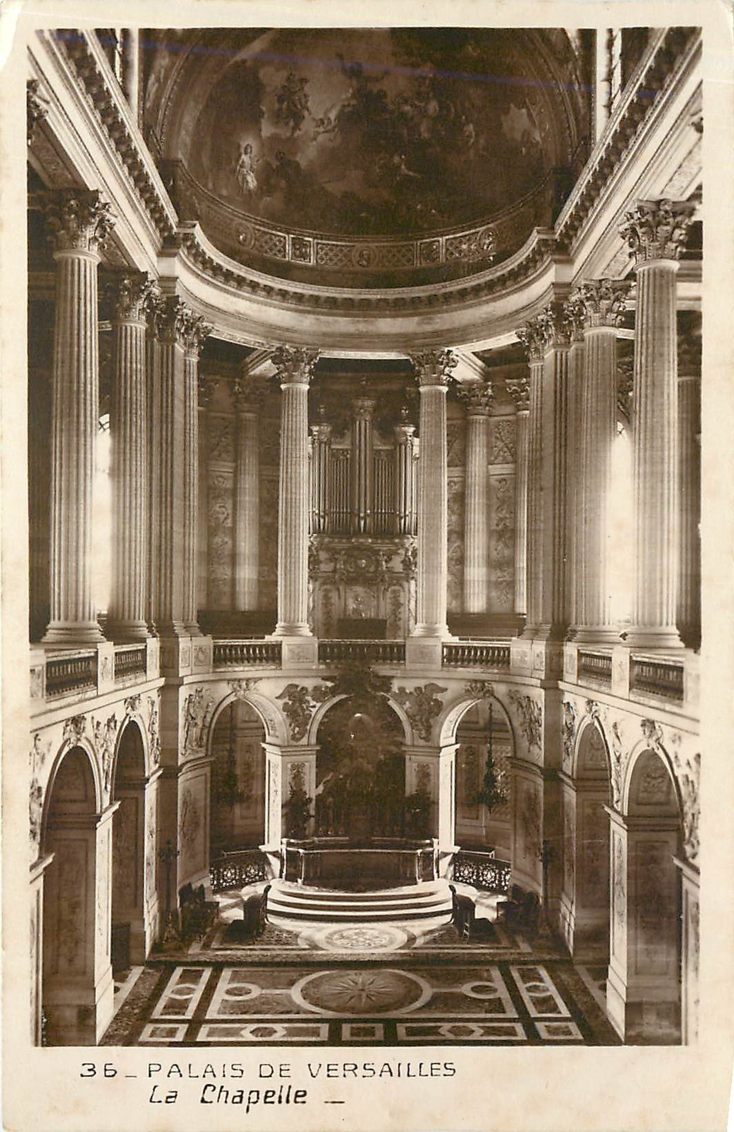 CPA Palais de Versailles - La Chapelle