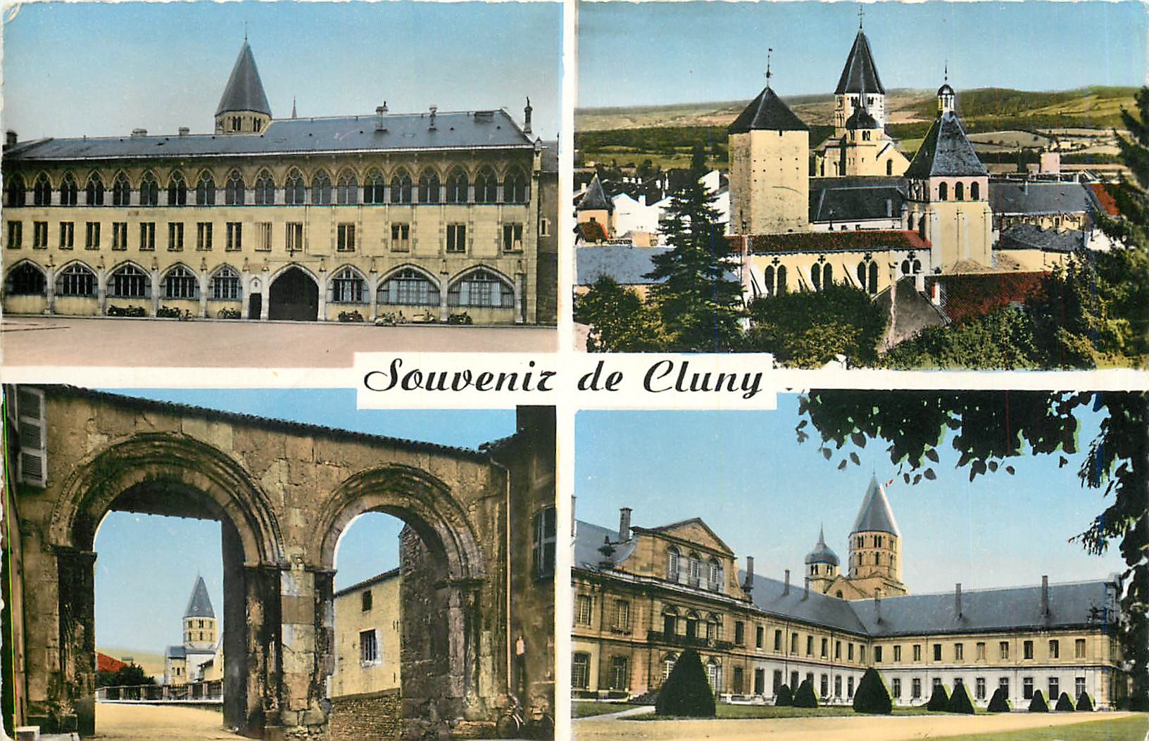 CPM Souvenir de Cluny