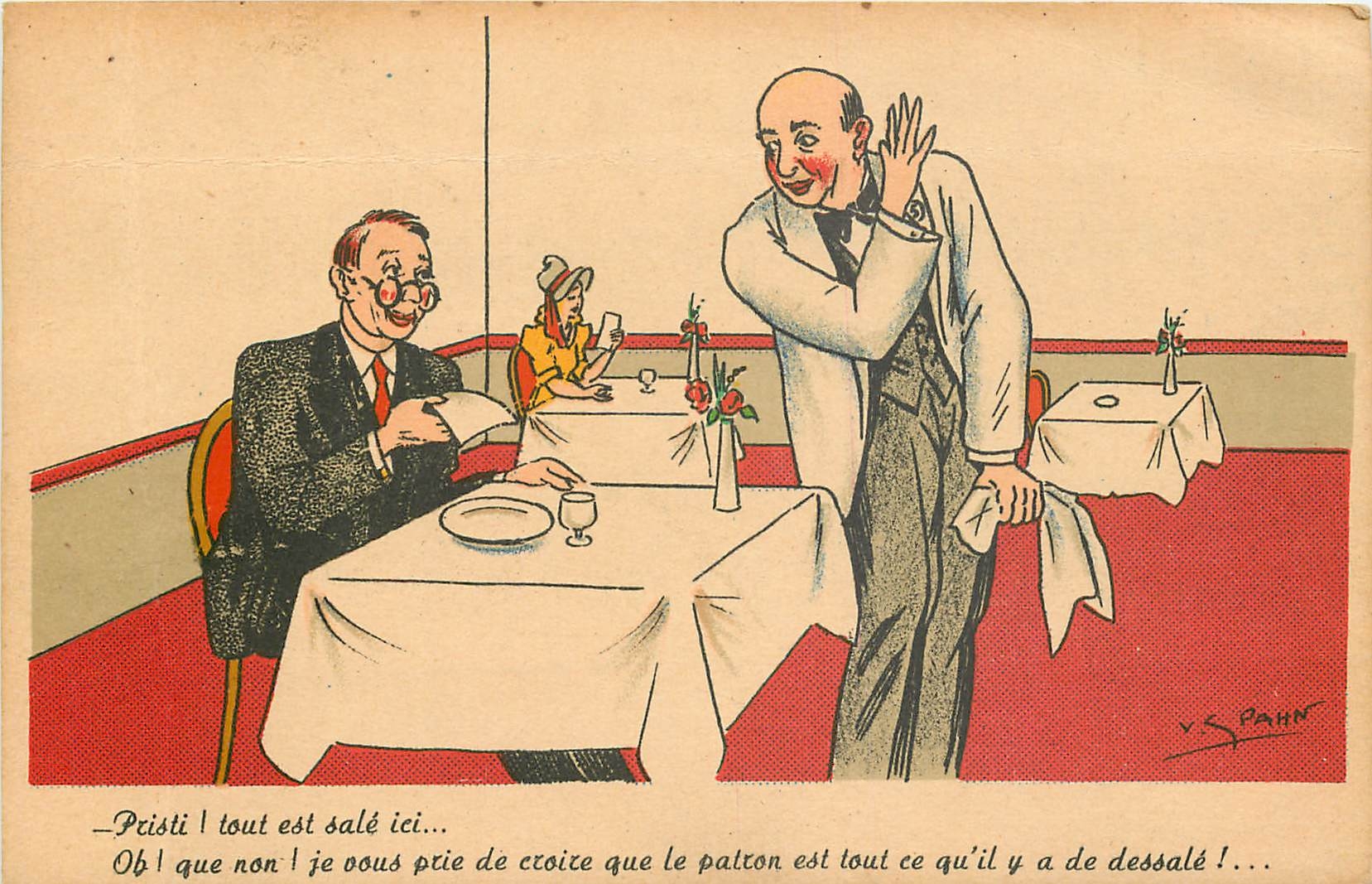 CPA Spahn Pristi tout est sale ici
