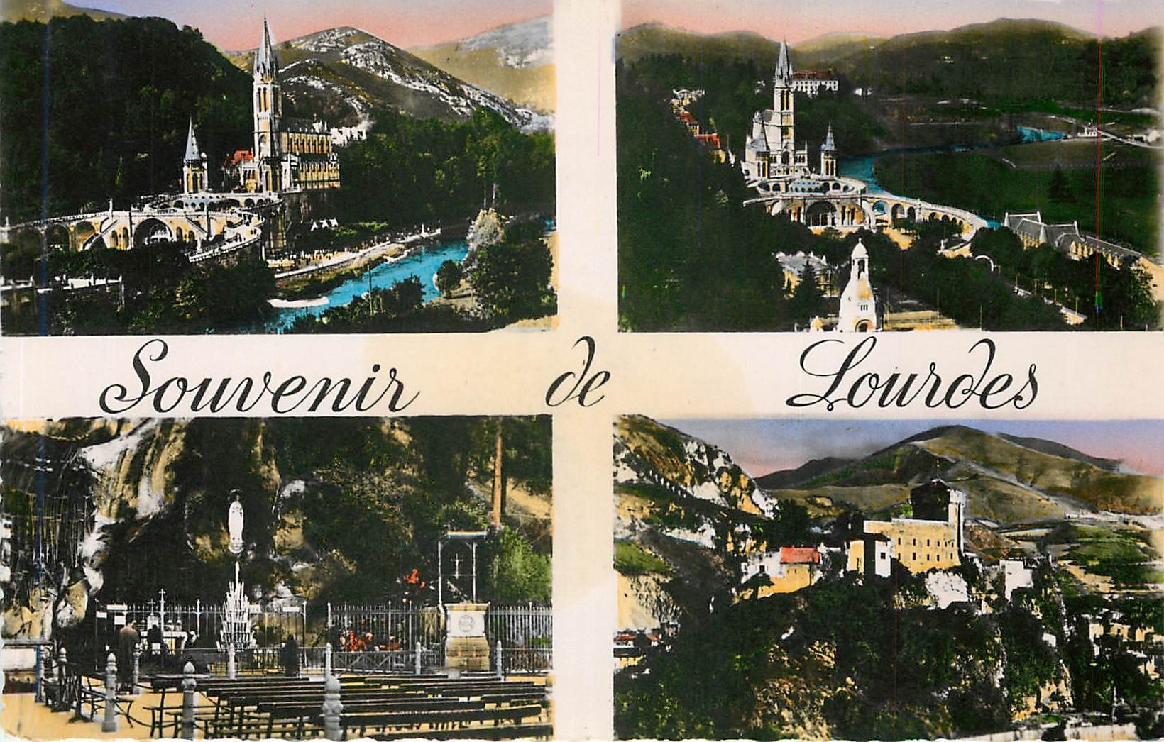 CPA Souvenir de Lourdes