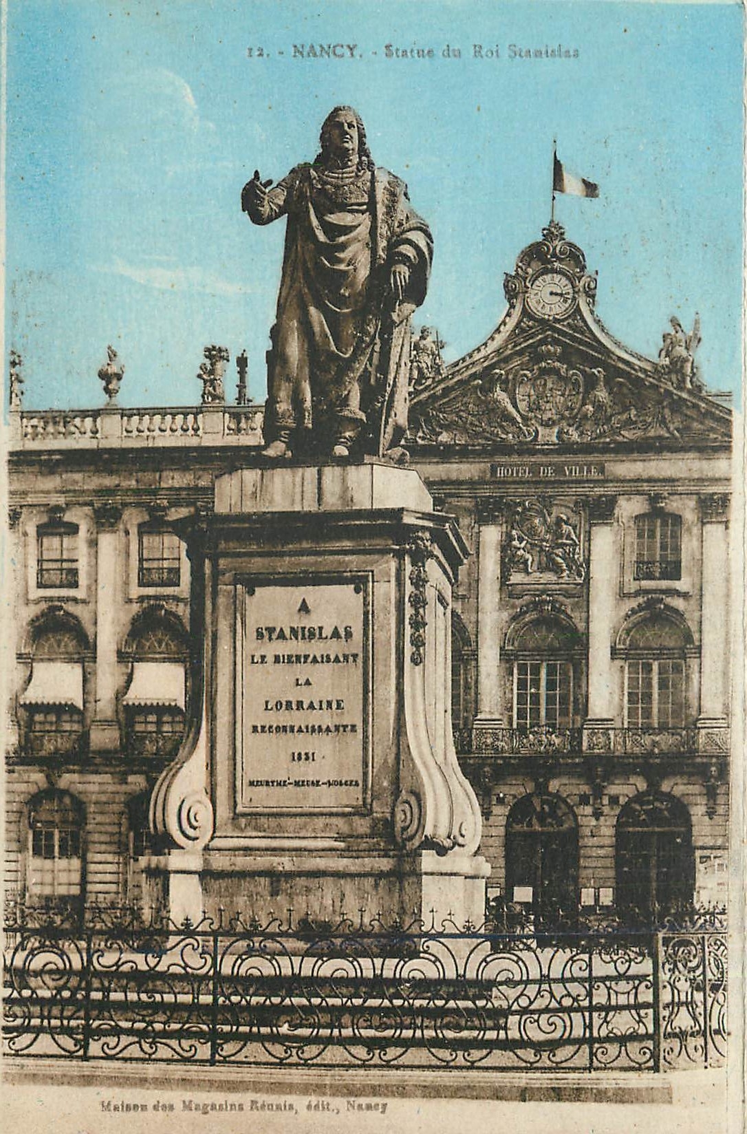 CPA Nancy - Statue du Roi Stanislas