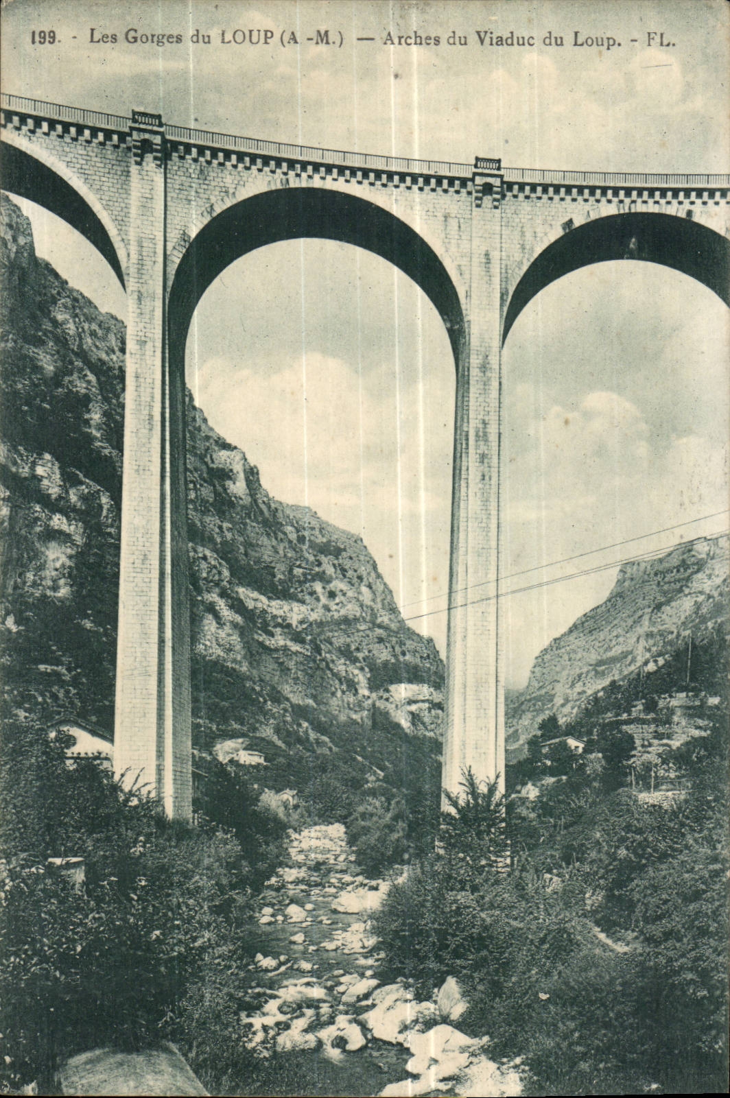 Falle des Wolfs - Bogen des Viaduct des Wolfs - CPA