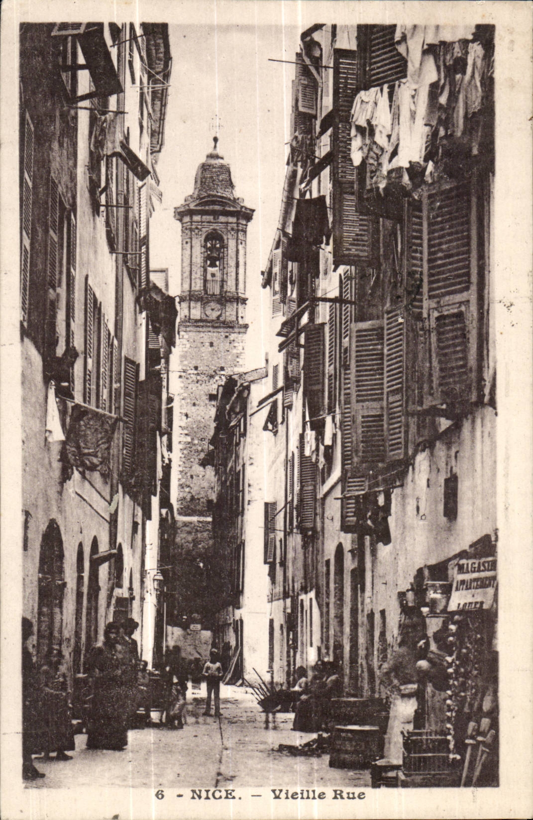 Nice - Old woman Street - CPA