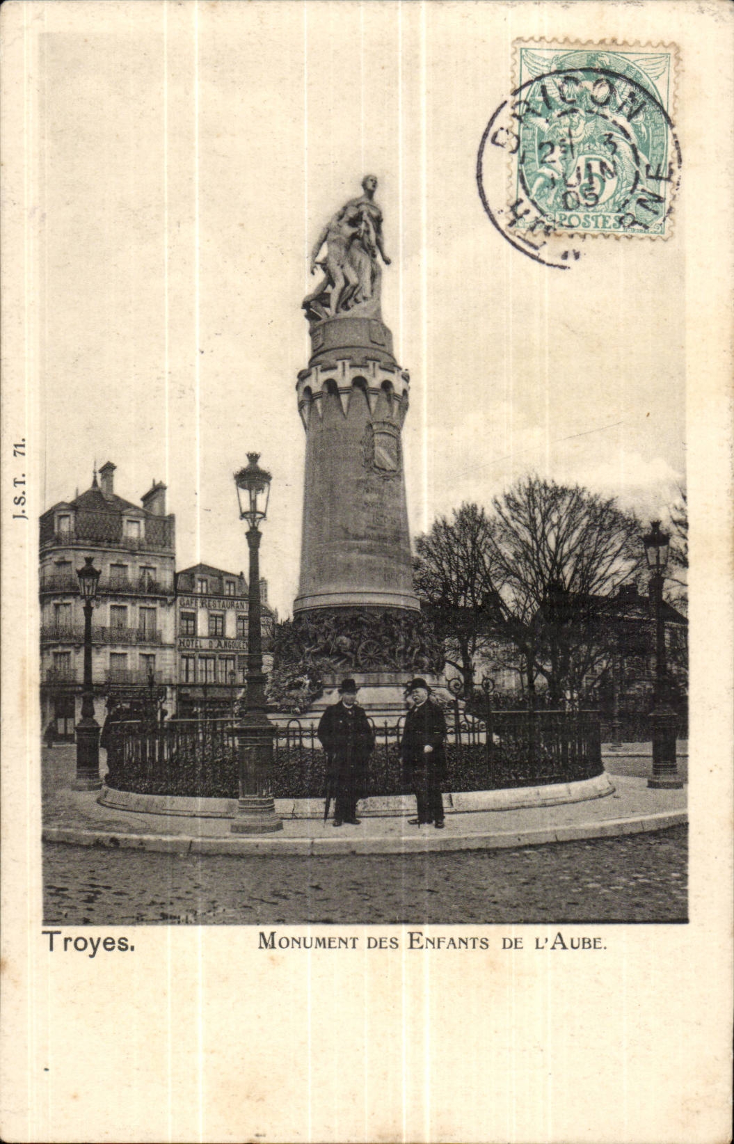 Troyes - Monument of the Children of the Paddle - CPA