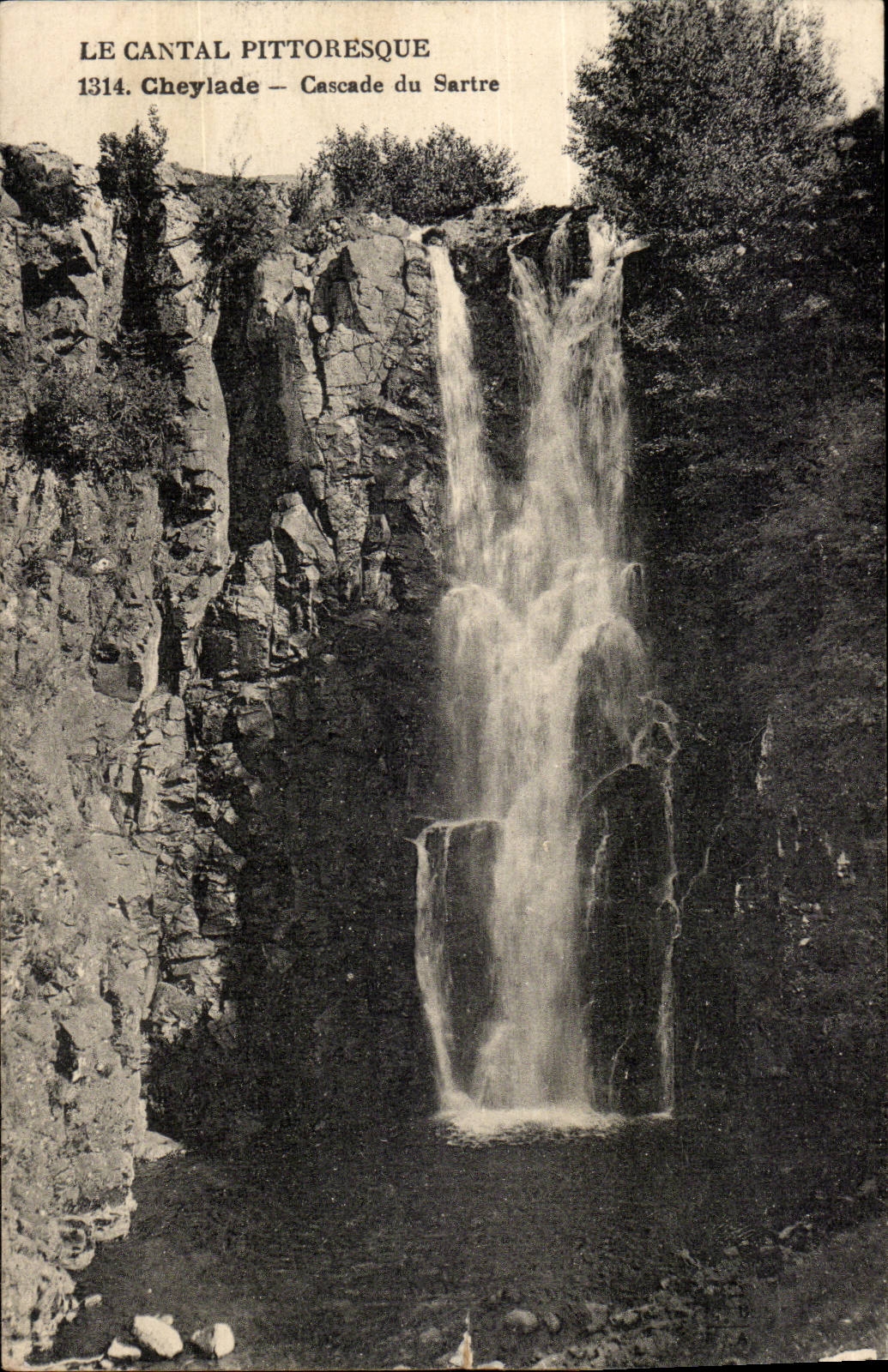 Cheylade - Kaskaden von Sartre - CPA