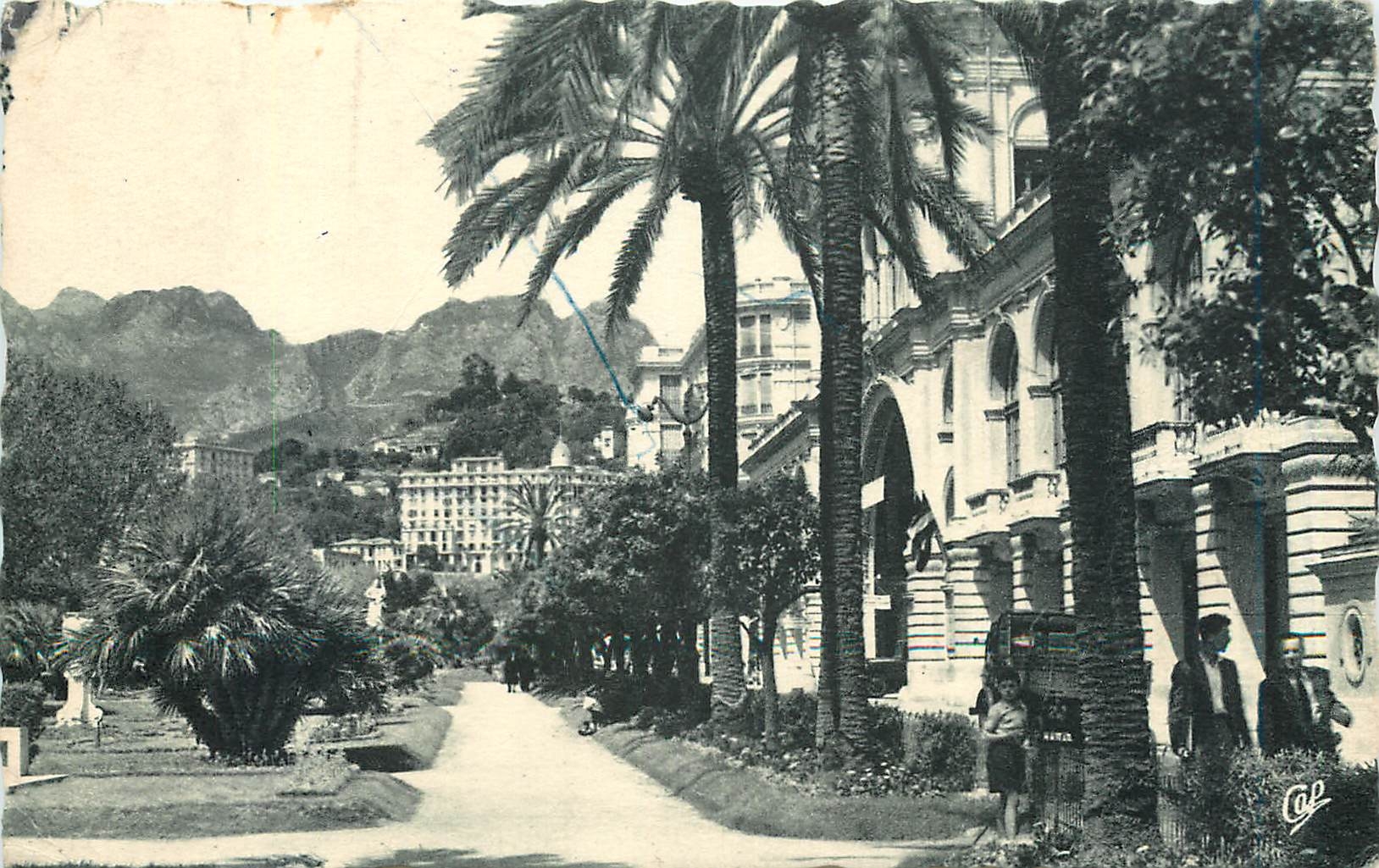 CPA Menton Le Jardin Public 