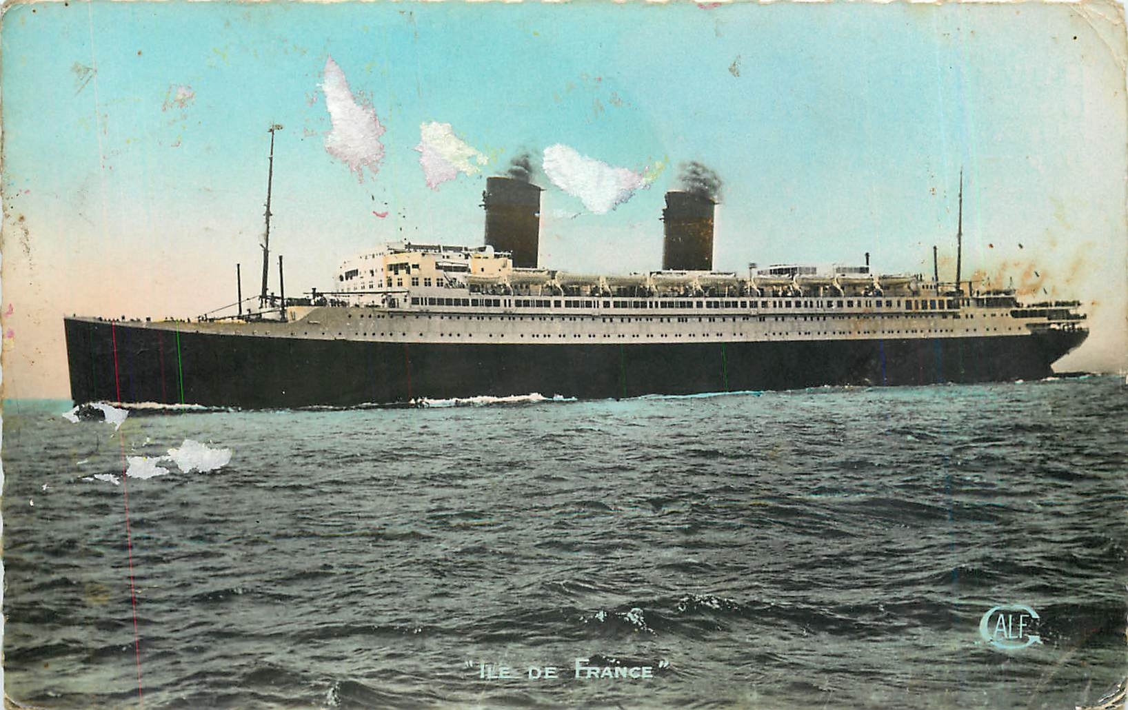 CPM Le Havre S Inf Le Paquebot Ile de France Bateau
