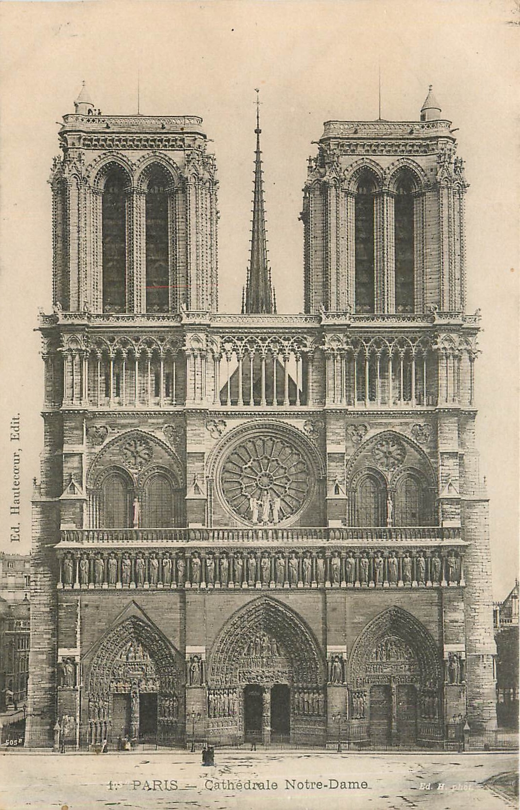 CPA Paris Cathedrale Notre Dame