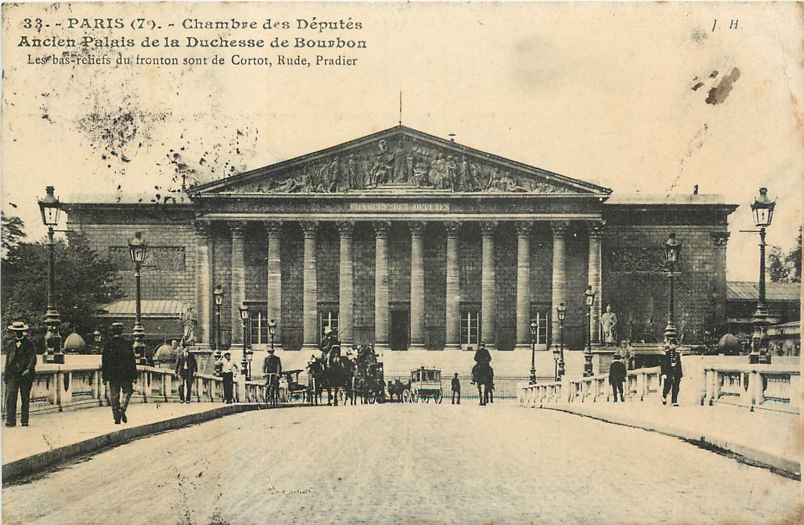 CPA Paris Chambre des Deputes Ancien Palais de la Duchesse de Bourbon