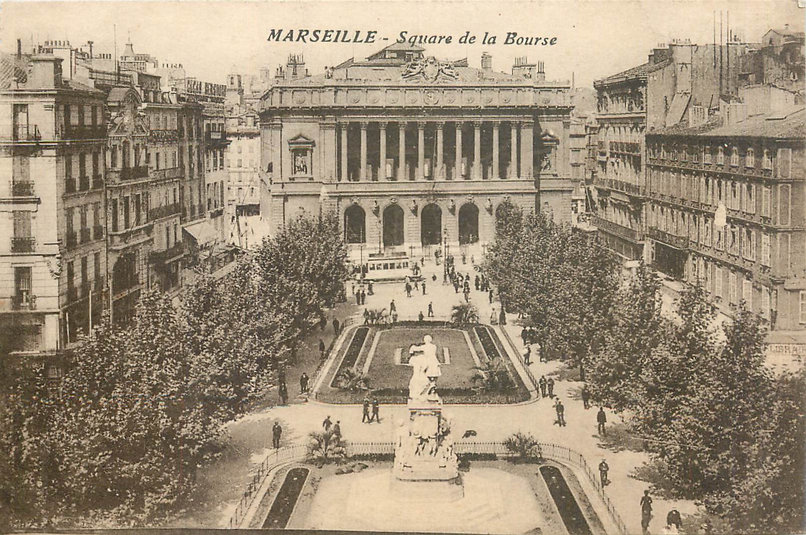 CPA Marseille Square de la Bourse 