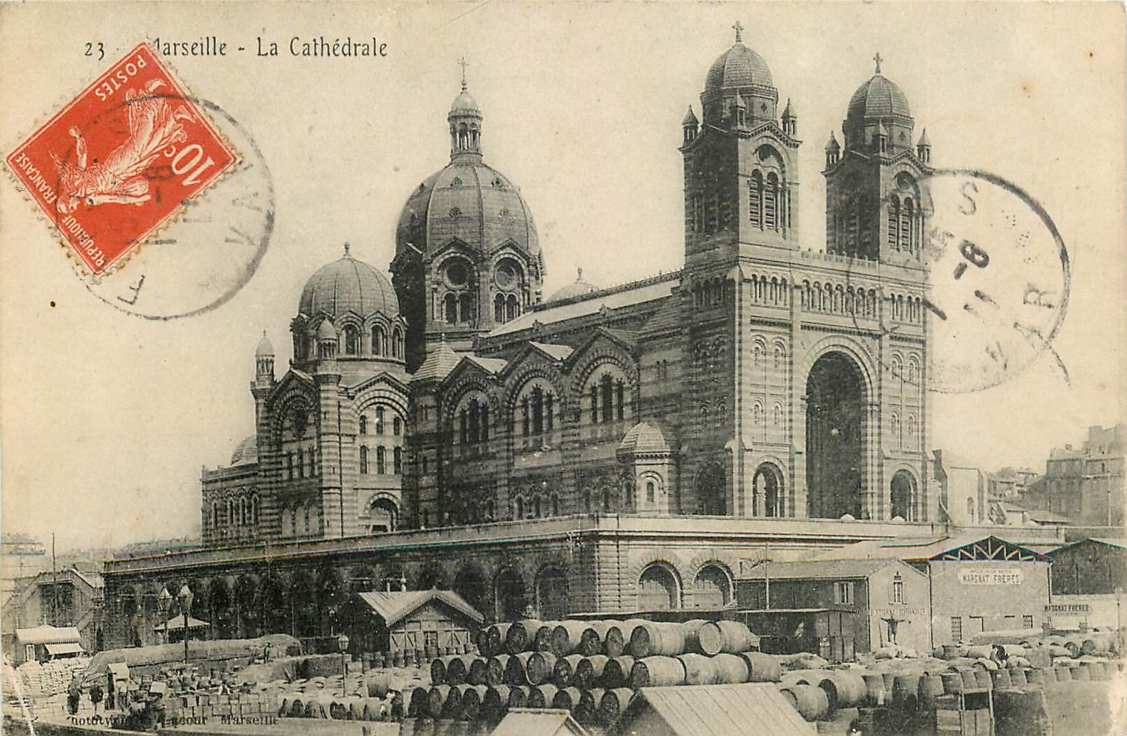 CPA Marseille La Cathedrale