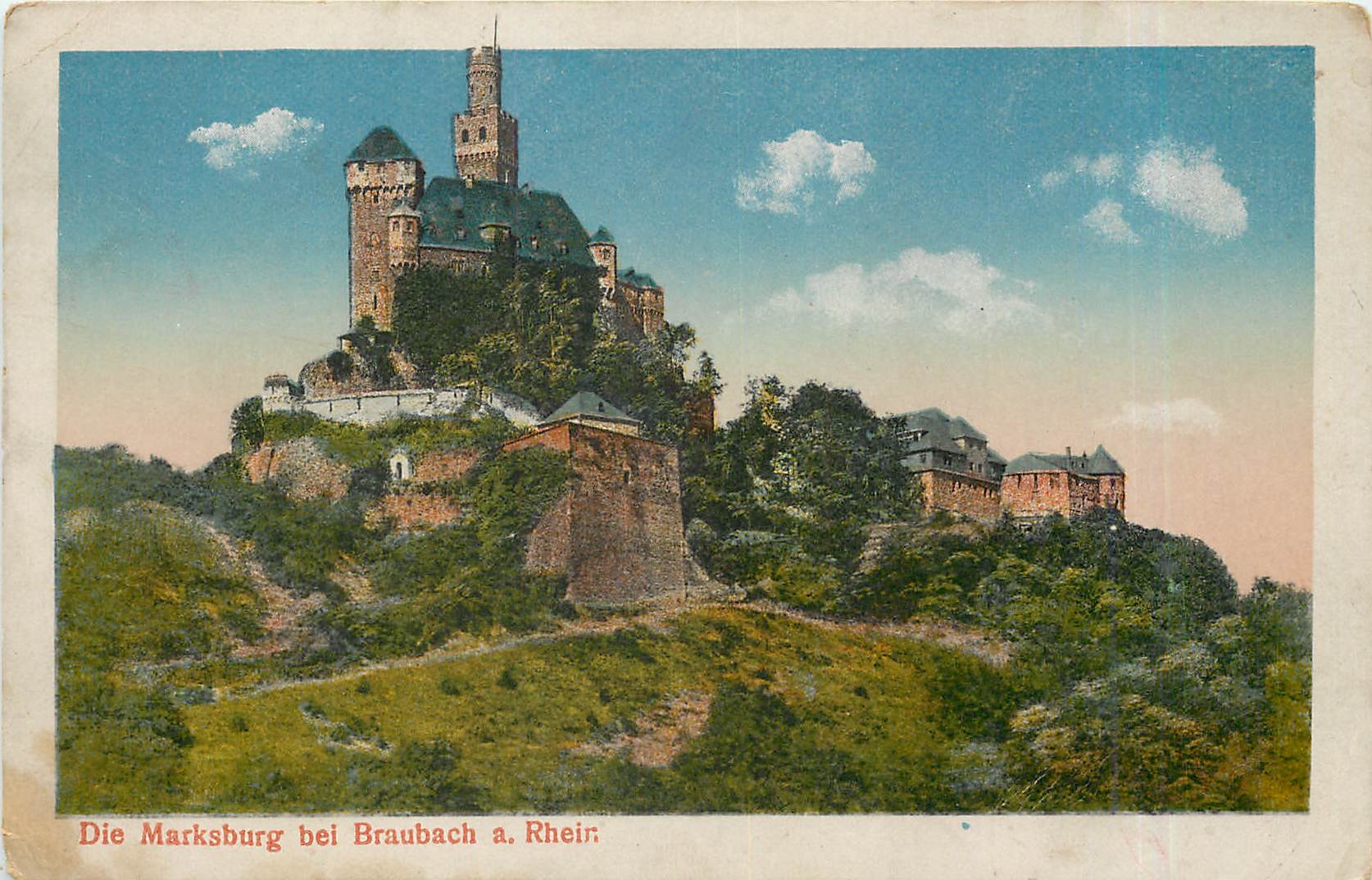 CPA Die Marksburg bei Braubach a Rhein