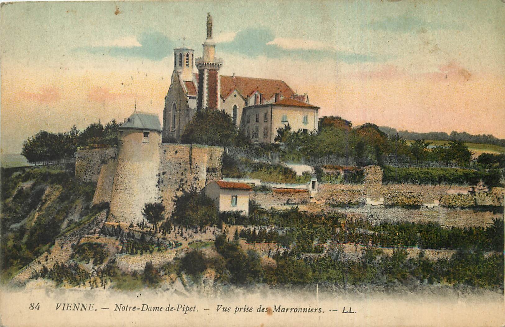 CPA Vienne Notre Dame de Pipet Vue prise des Marronniers