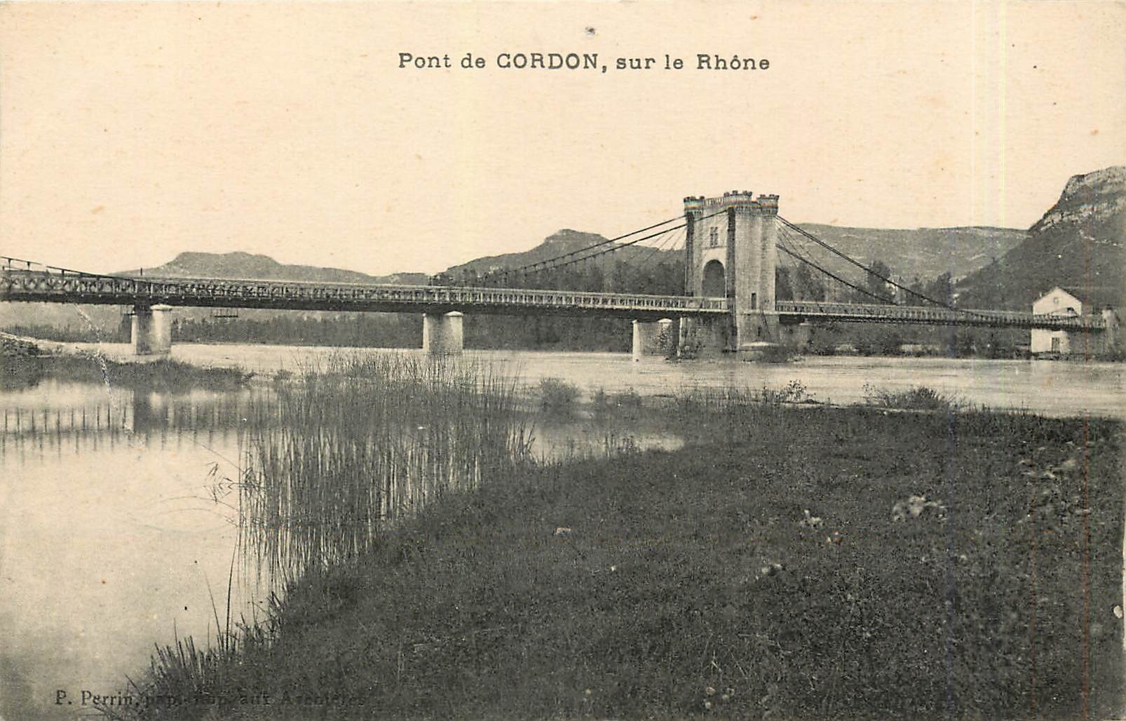 CPA Pont de Cordon sur le Rhone 