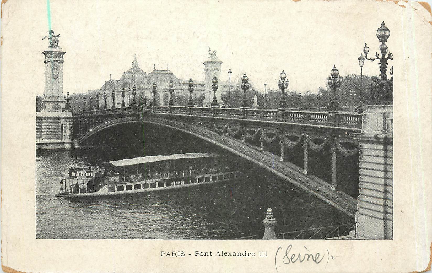 CPA Paris Pont Alexandre III Seine 