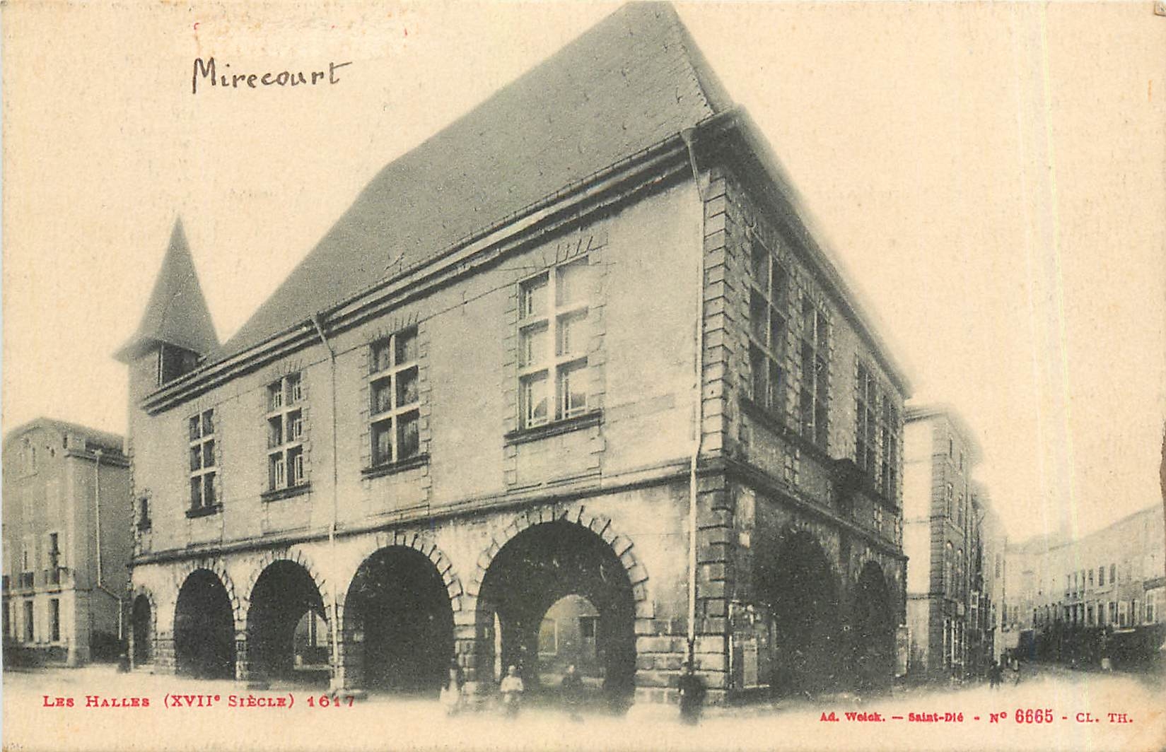 CPA Mirecourt Les Halles 