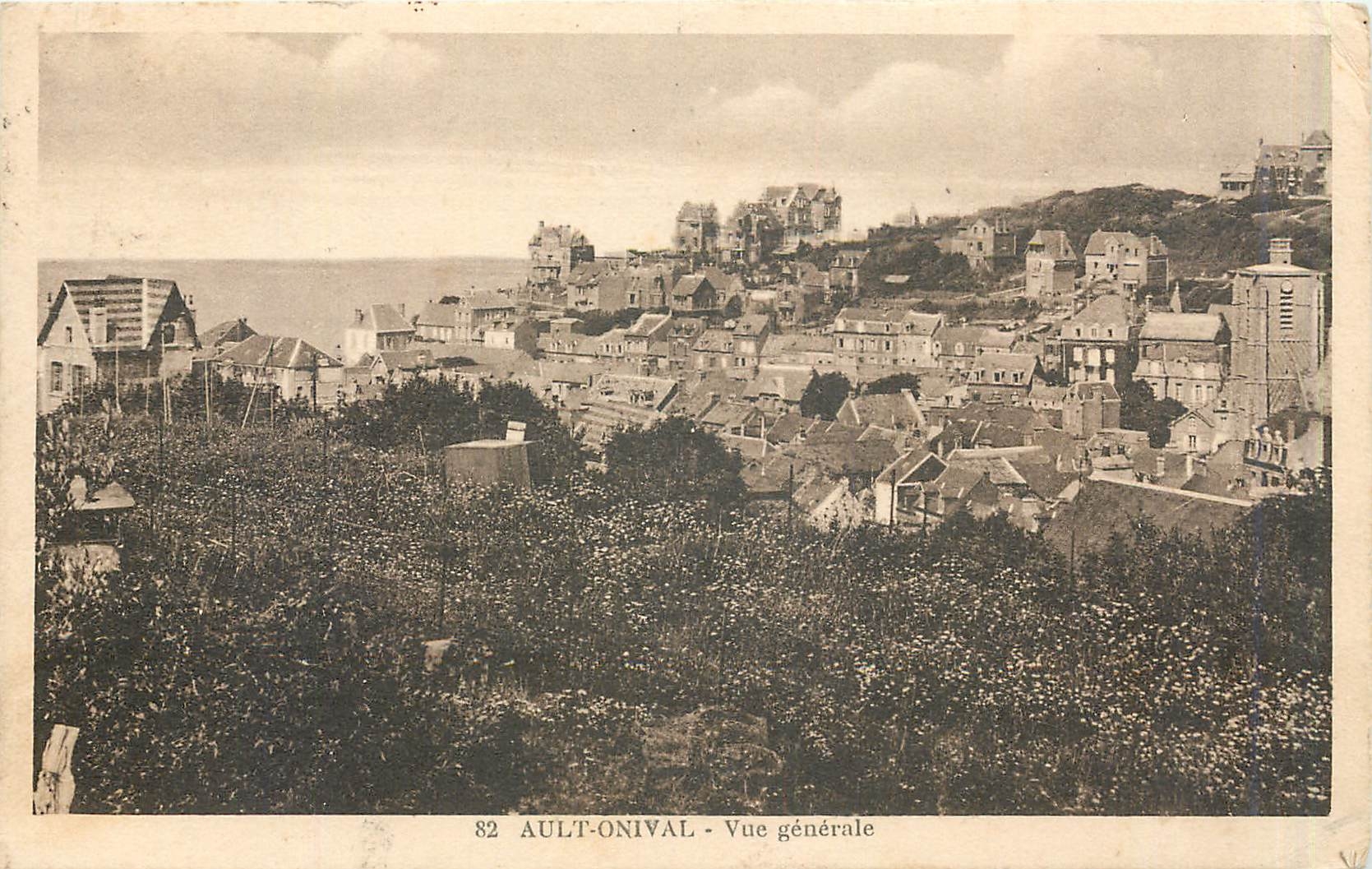 CPA Ault Onival Vue generale 