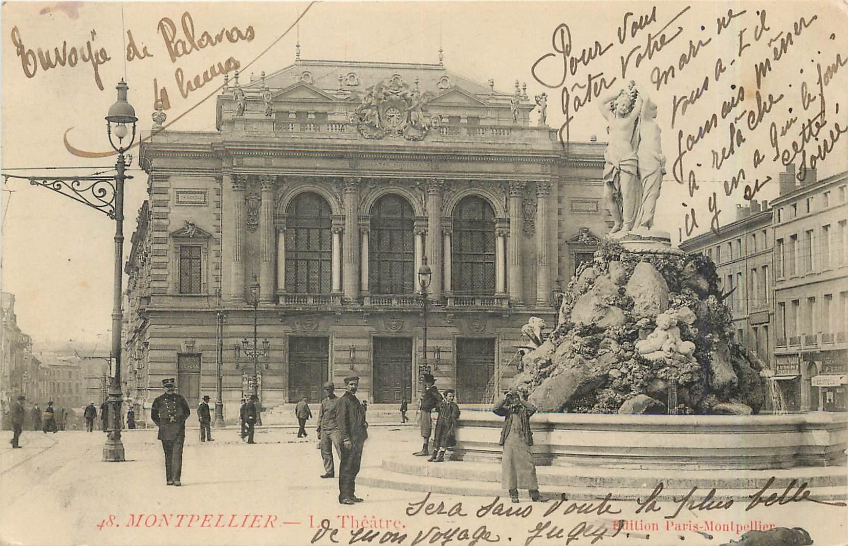 CPA Montpellier Le Theatre 