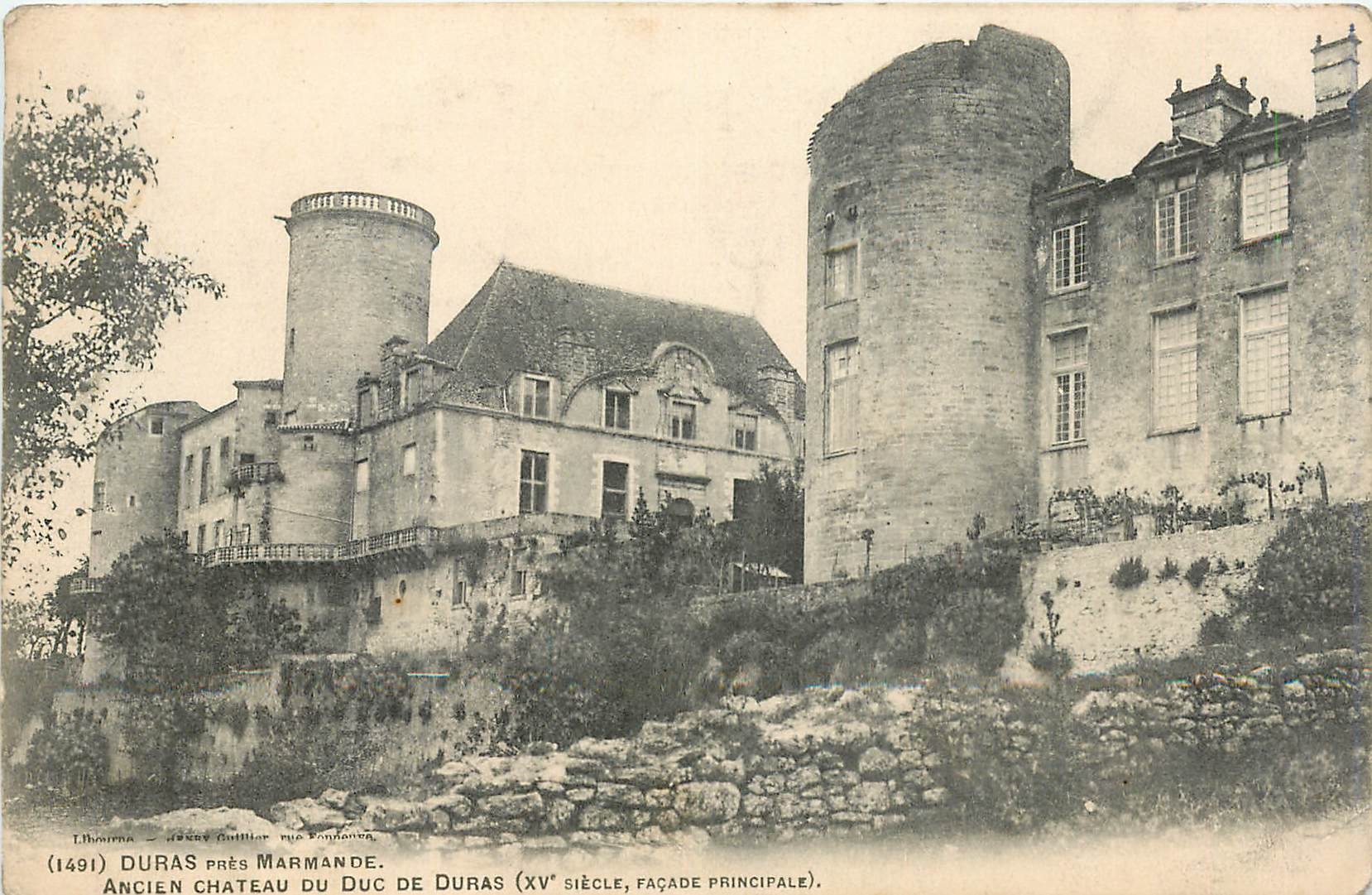CPA Duras pres Marmande Ancien Chateau du Duc de Duras