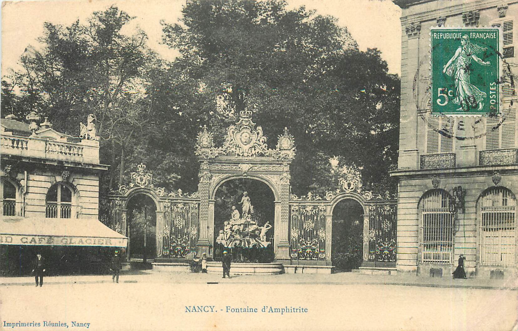 CPA Nancy Fontaine d'Ampitheatre 