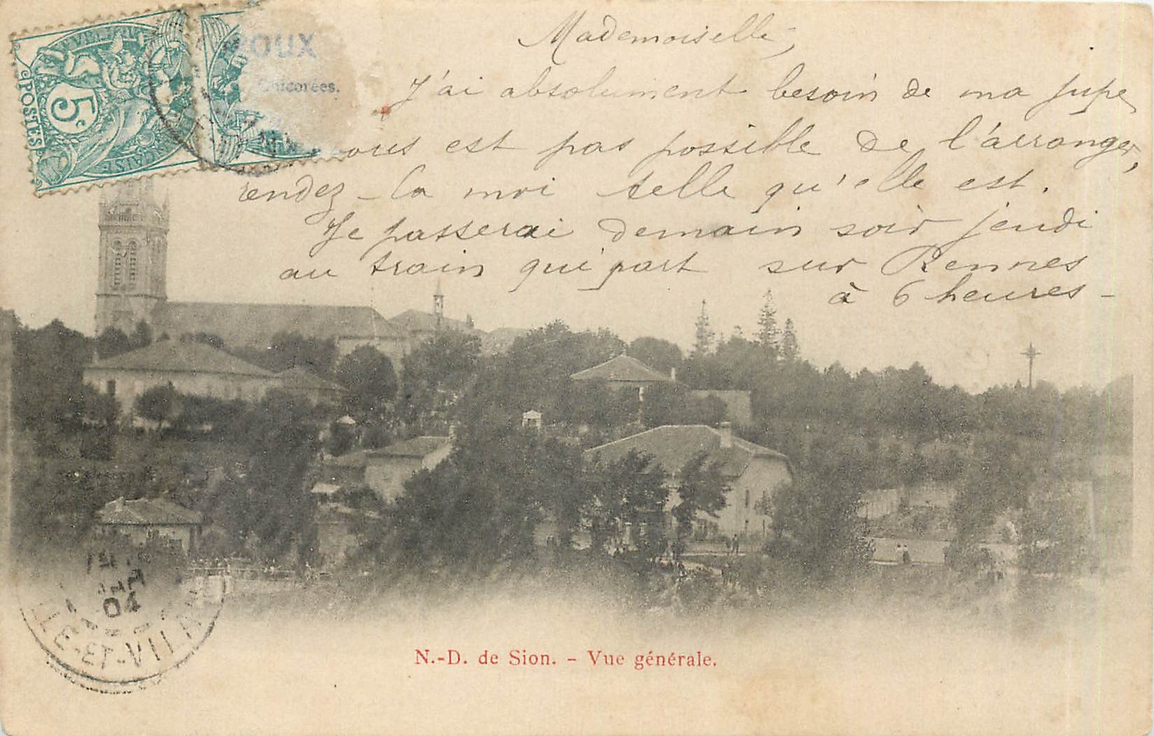 CPA ND de Sion Vue generale