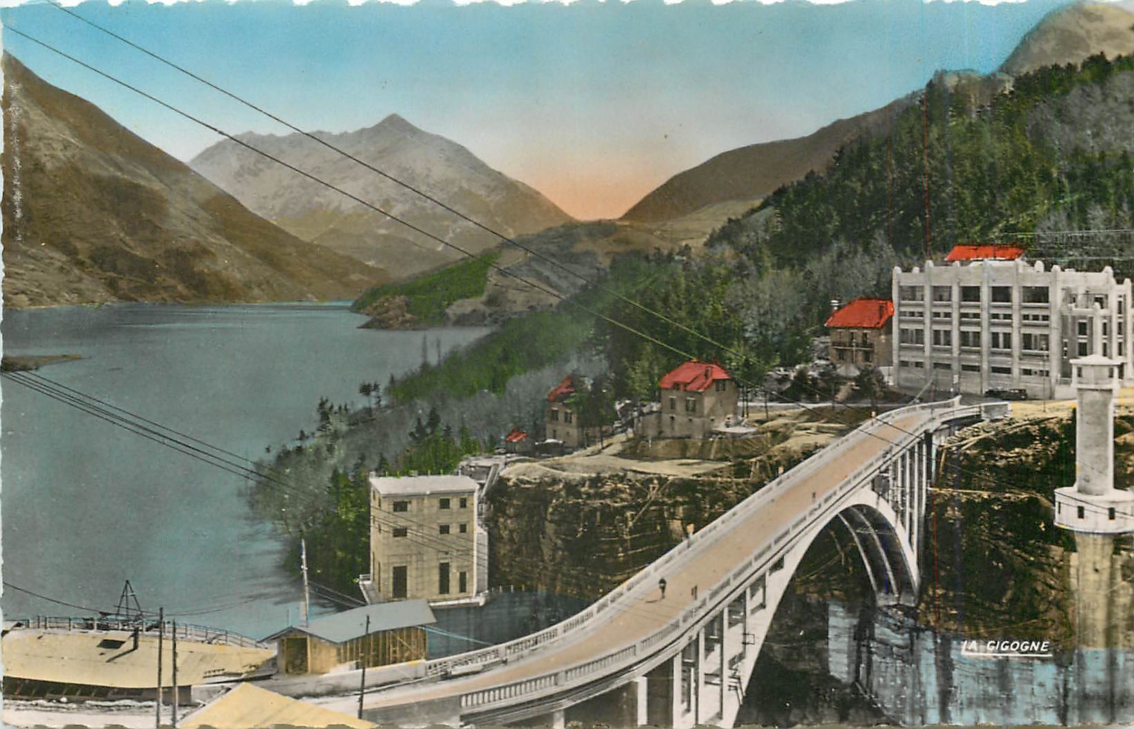 CPM Barrage du Sautet Les usines 