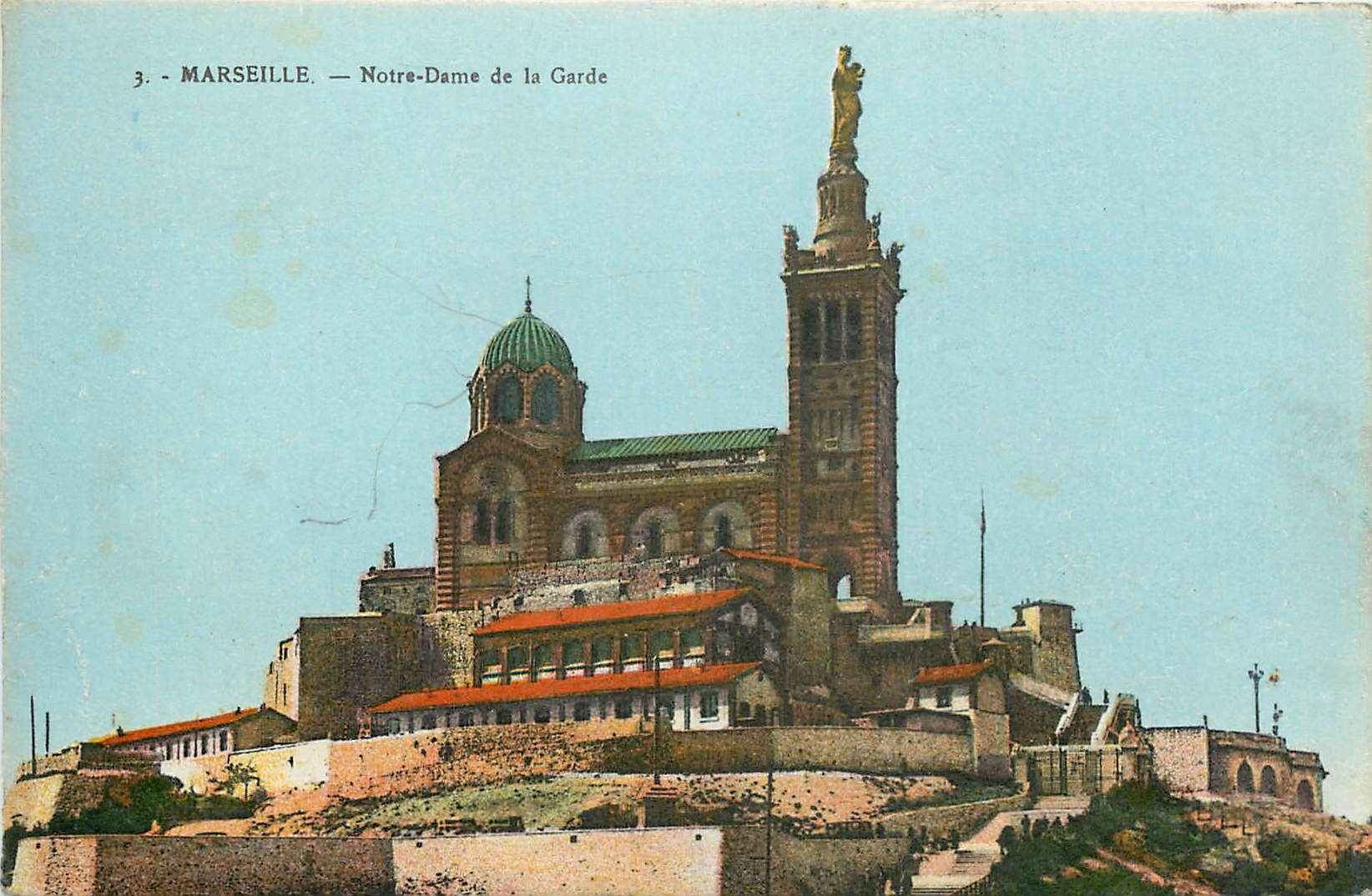 CPA Marseille Notre Dame de la Garde 