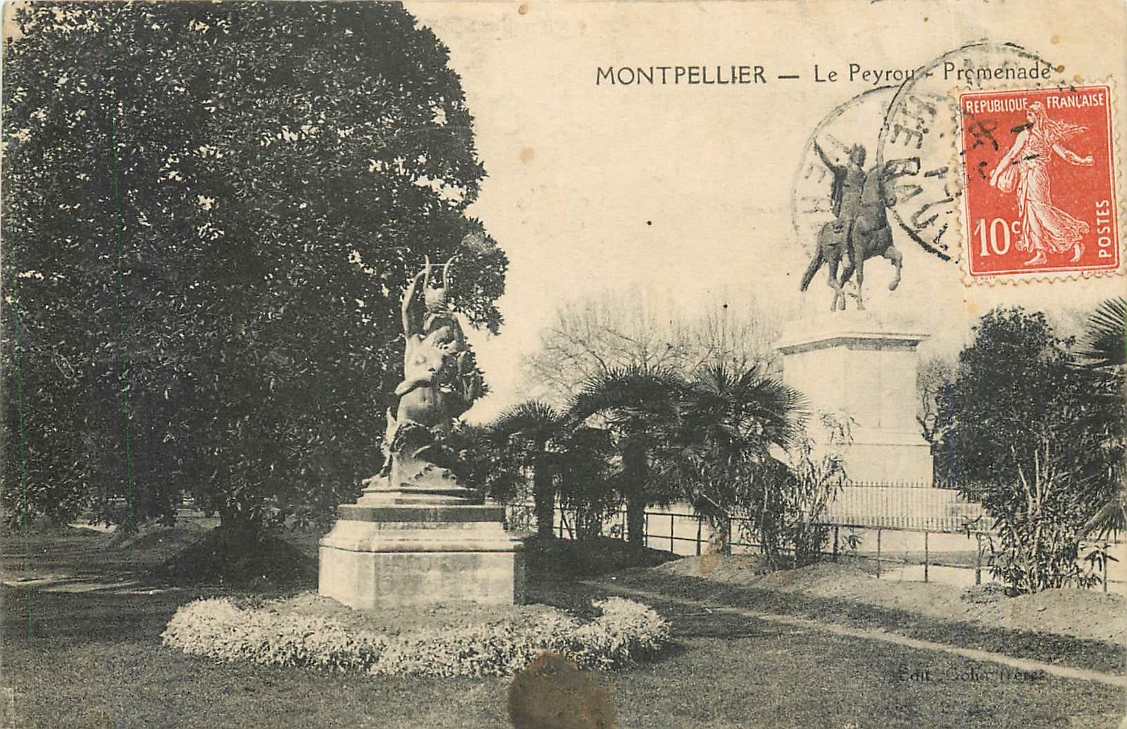CPA Montpellier Le Peyrou Promenade