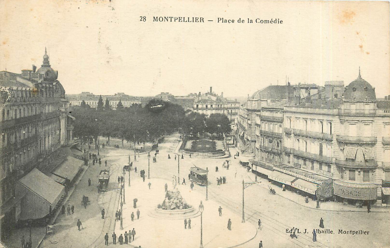 CPA Montpellier Place de la Comedie 