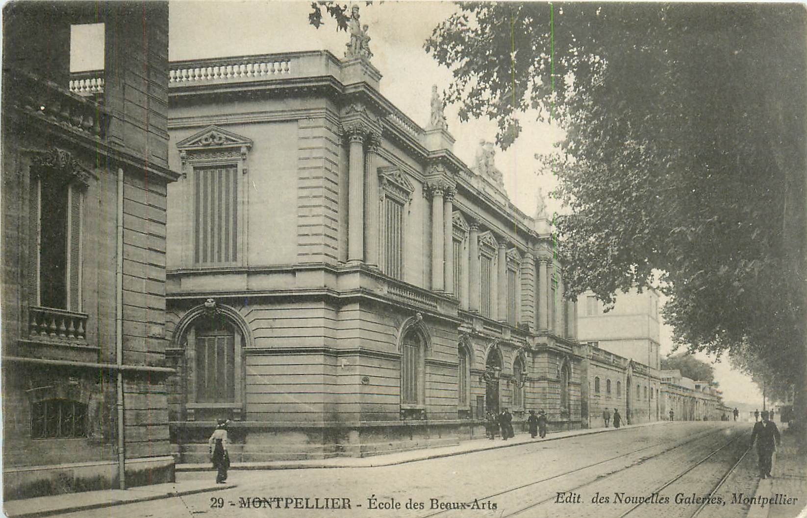 CPA Montpellier Ecole des Beaux Arts 