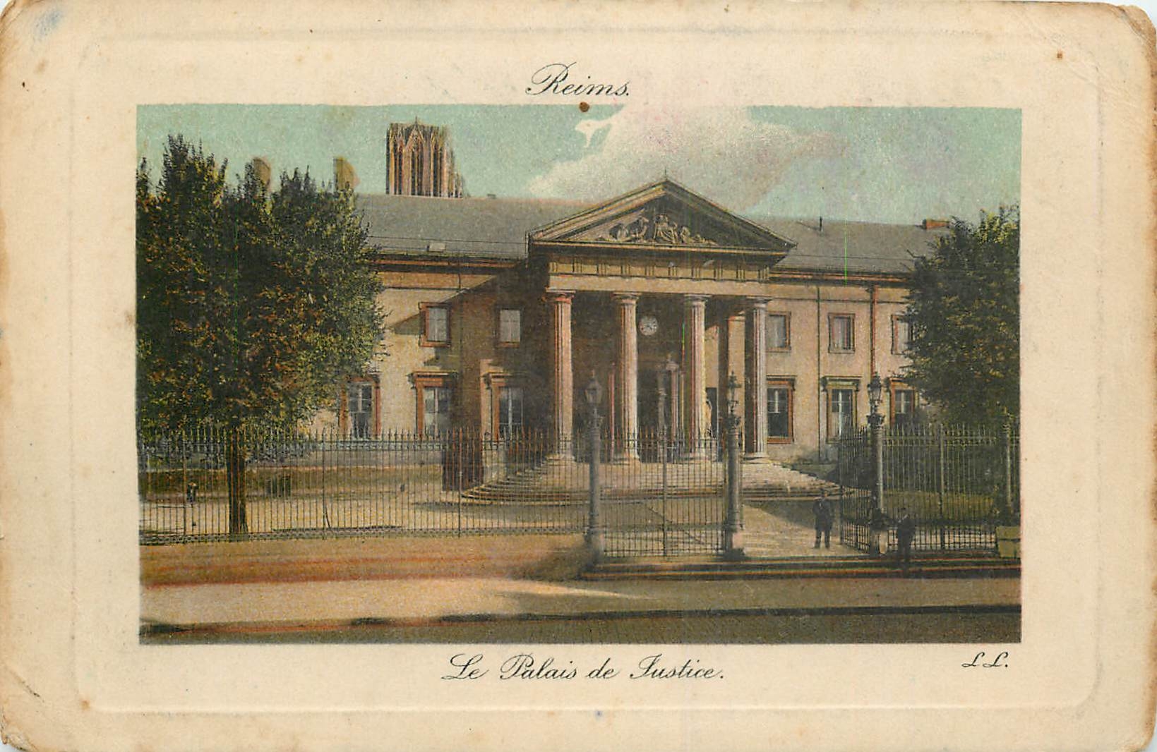 CPA Reims Le Palais de Justine 