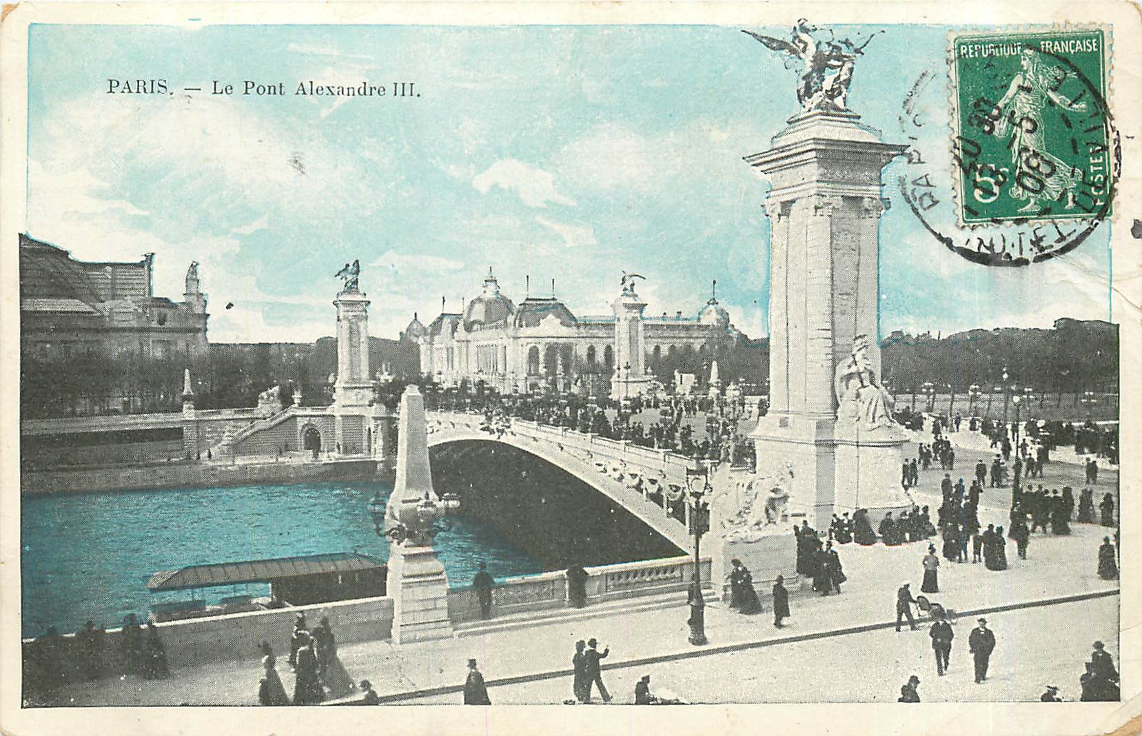CPA Paris Le Pont Alexandre III 