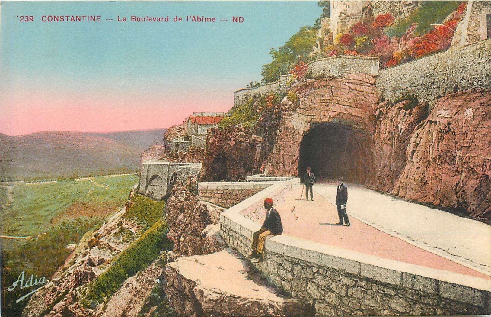 CPA Constantine Le Boulevard de l'Abime