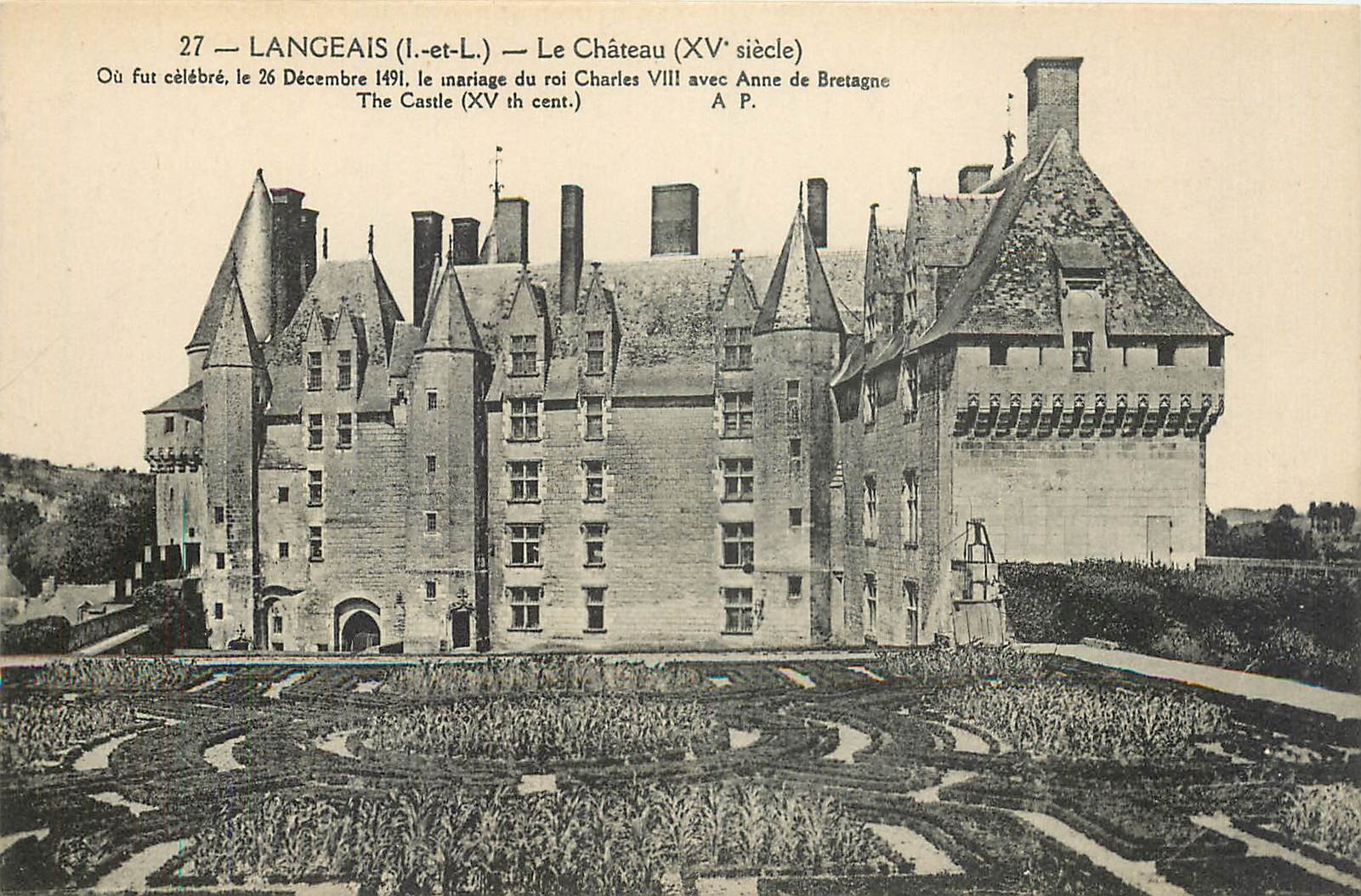 CPA Langeais L et L Le Chateau 