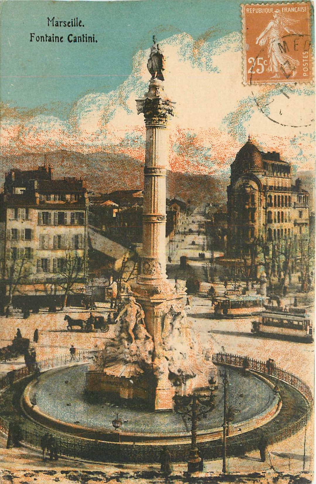 CPA Marseille Fontaine Cantini 