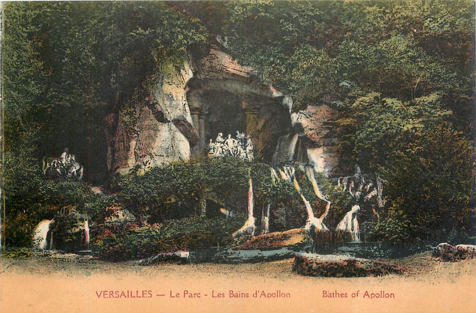 CPA Versailles Le Parc Les Bains d'Apollon 