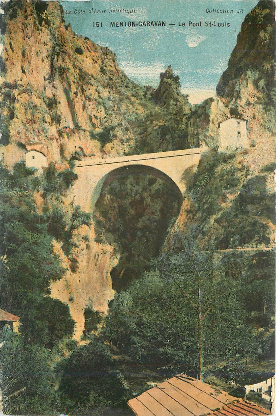 CPA Menton Garavan Le Pont St Louis 