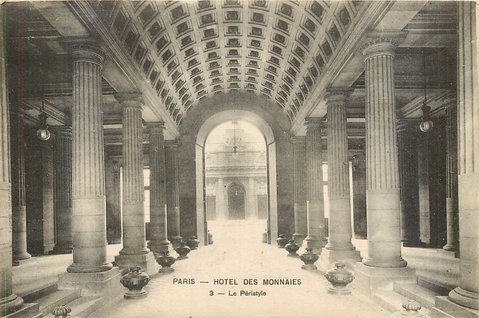 CPA Paris Hotel des Monnaies Le Peristyle