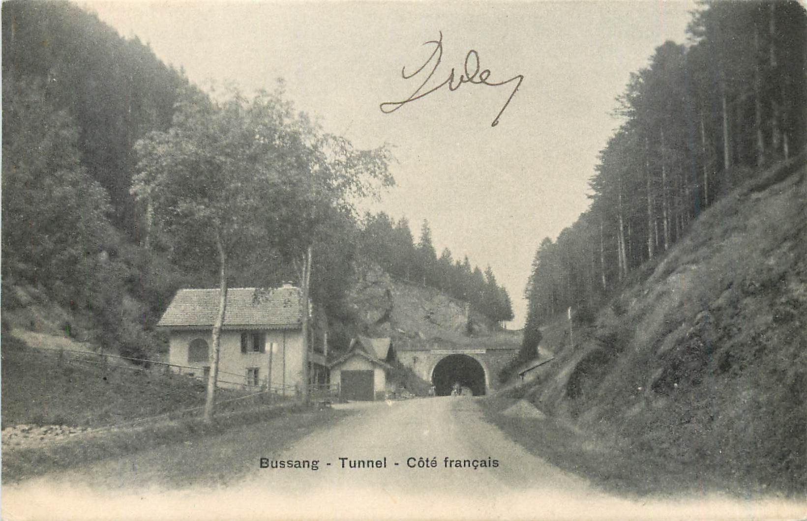 CPA Bussang Tunnel Cote francais 