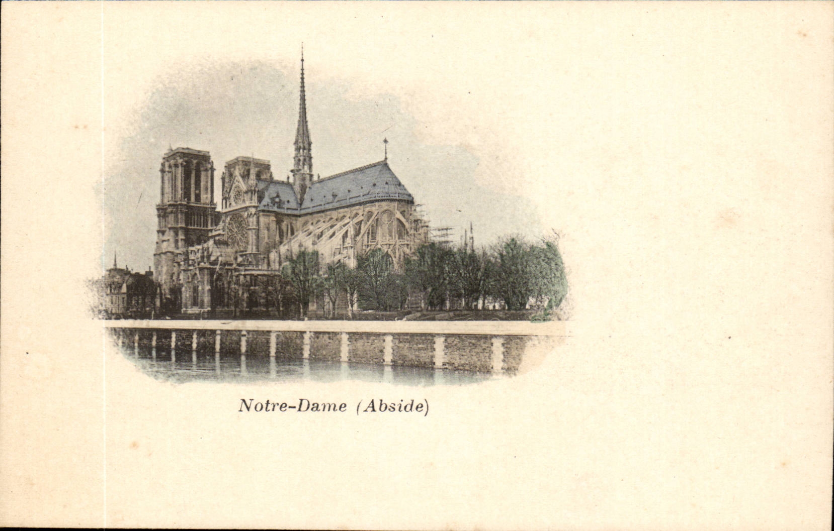 Paris - 4 - Notre Dame Apse - CPA