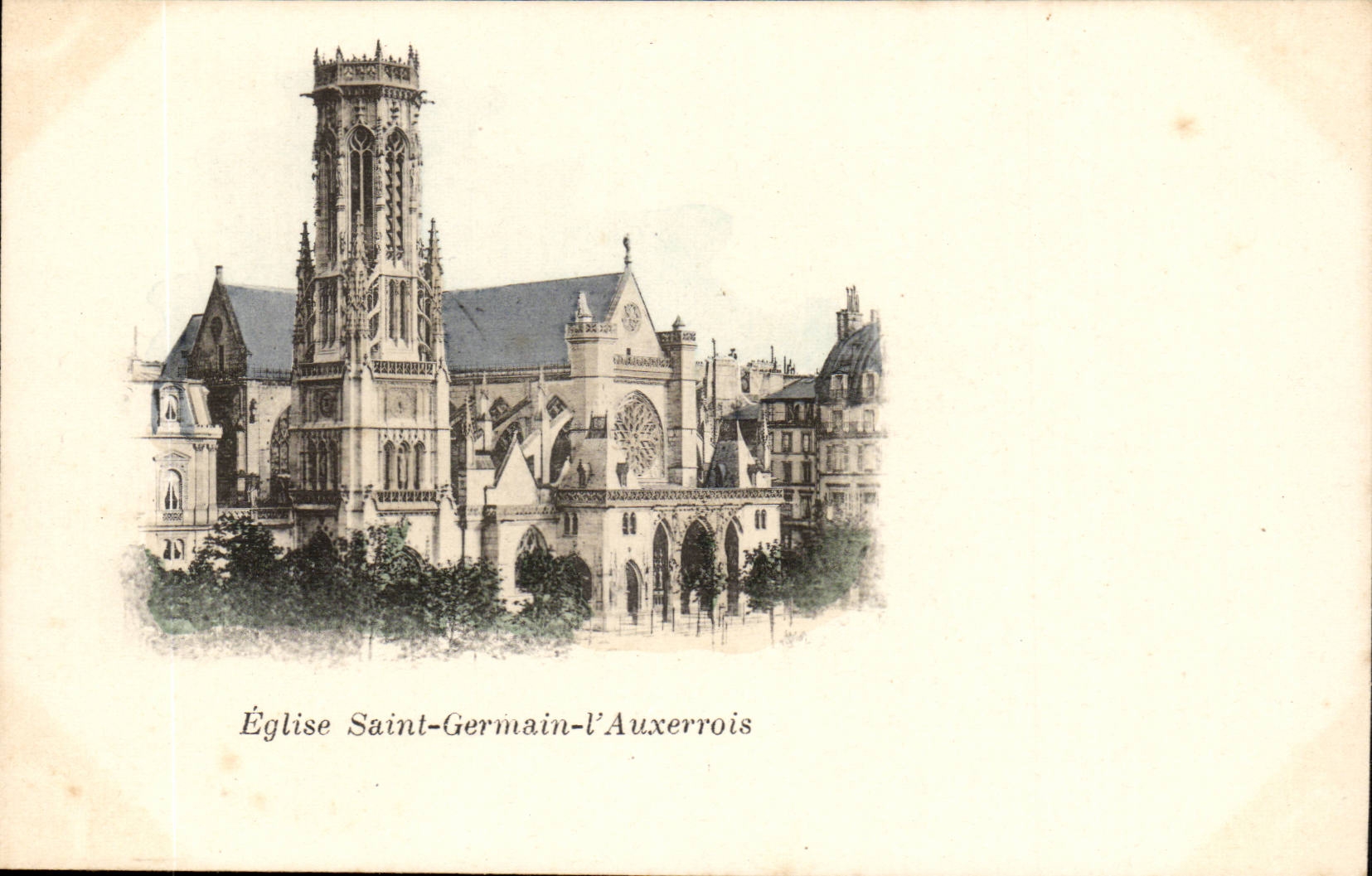 Paris - 1 - Eglise Saint Germain l'Auxerrois - CPA