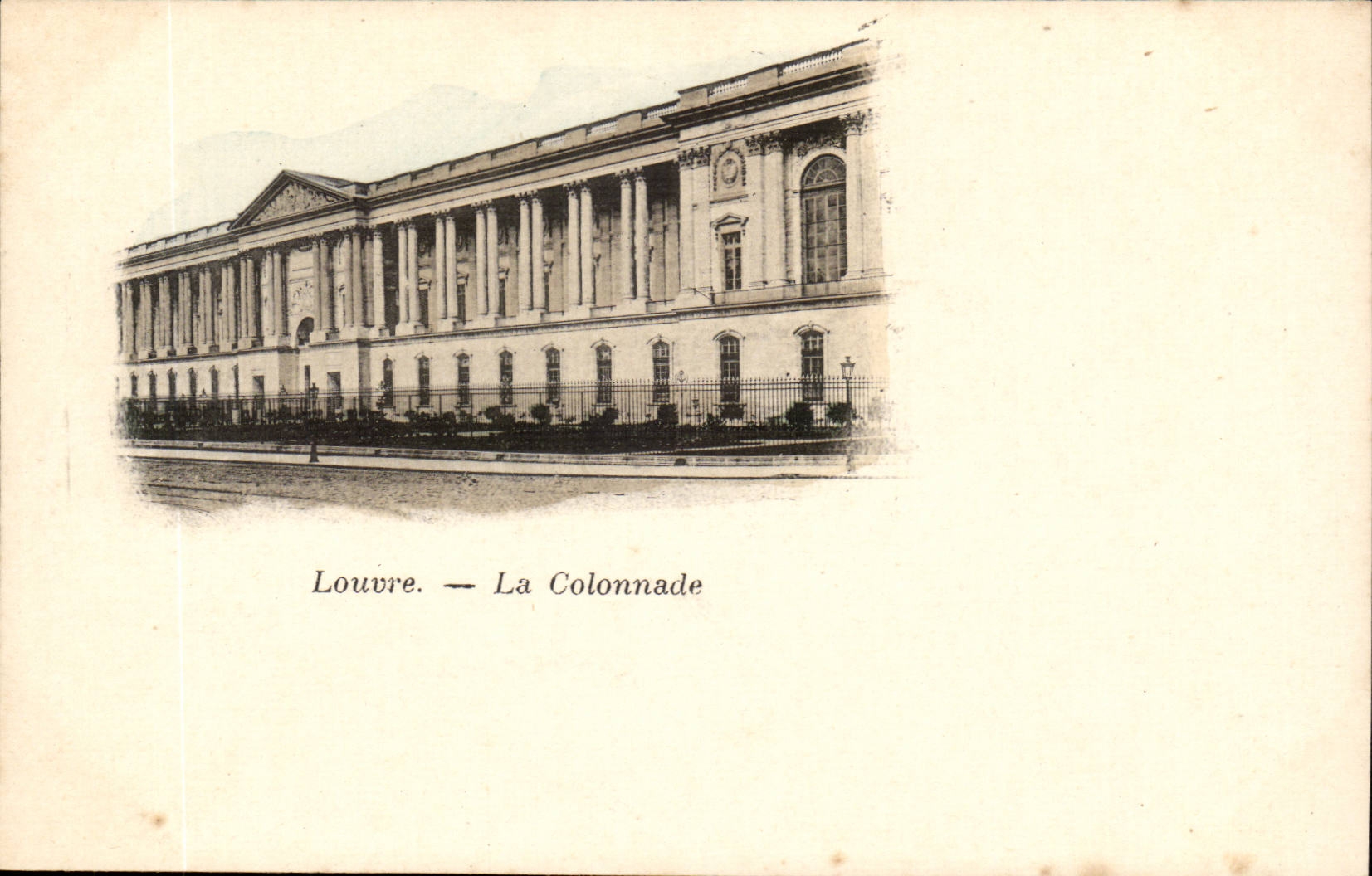 Paris -1 - Louvre - La Colonnade - CPA
