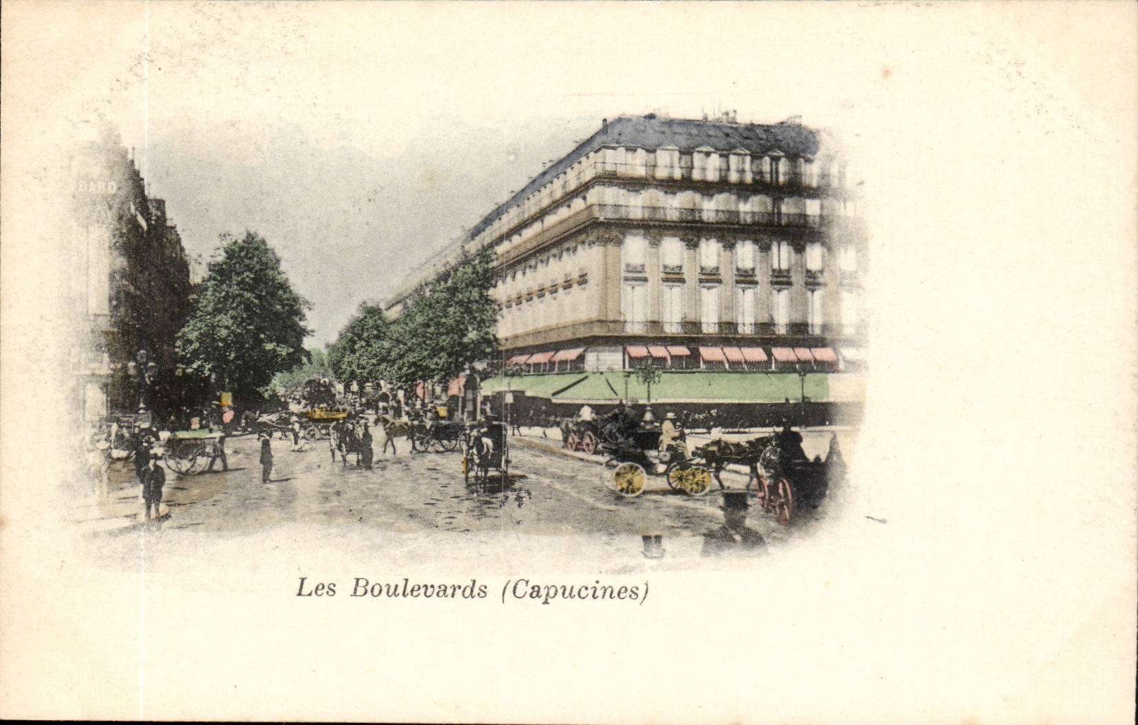 Paris - 9 - the Boulevards Nasturtiums - CPA