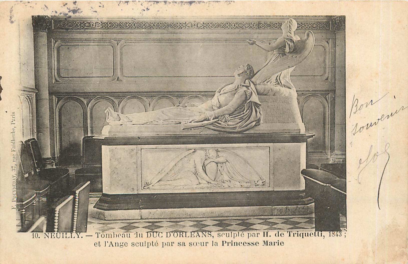 CPA Neuilly Tombeau du Duc d'Orleans 