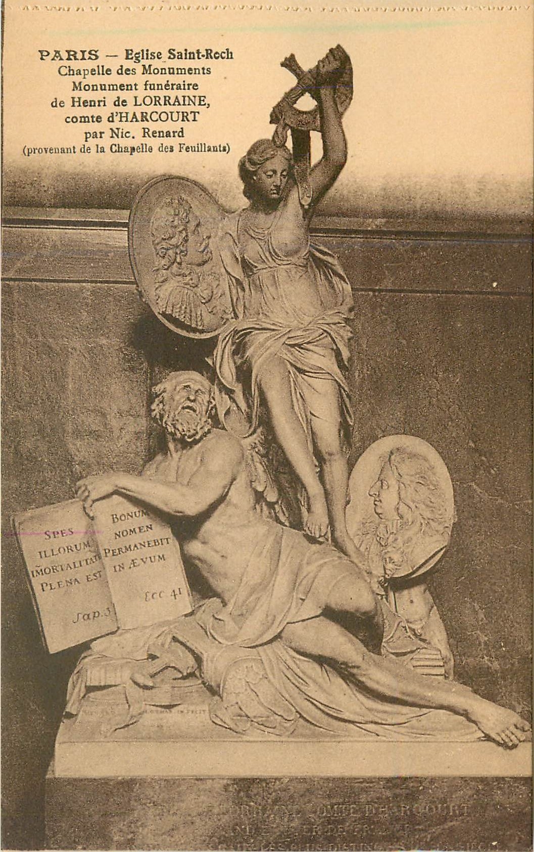 CPA Paris Eglise Saint Roch Chapelle des Monument funeraire de Henri de Lorraine comte d'Harcourt pa