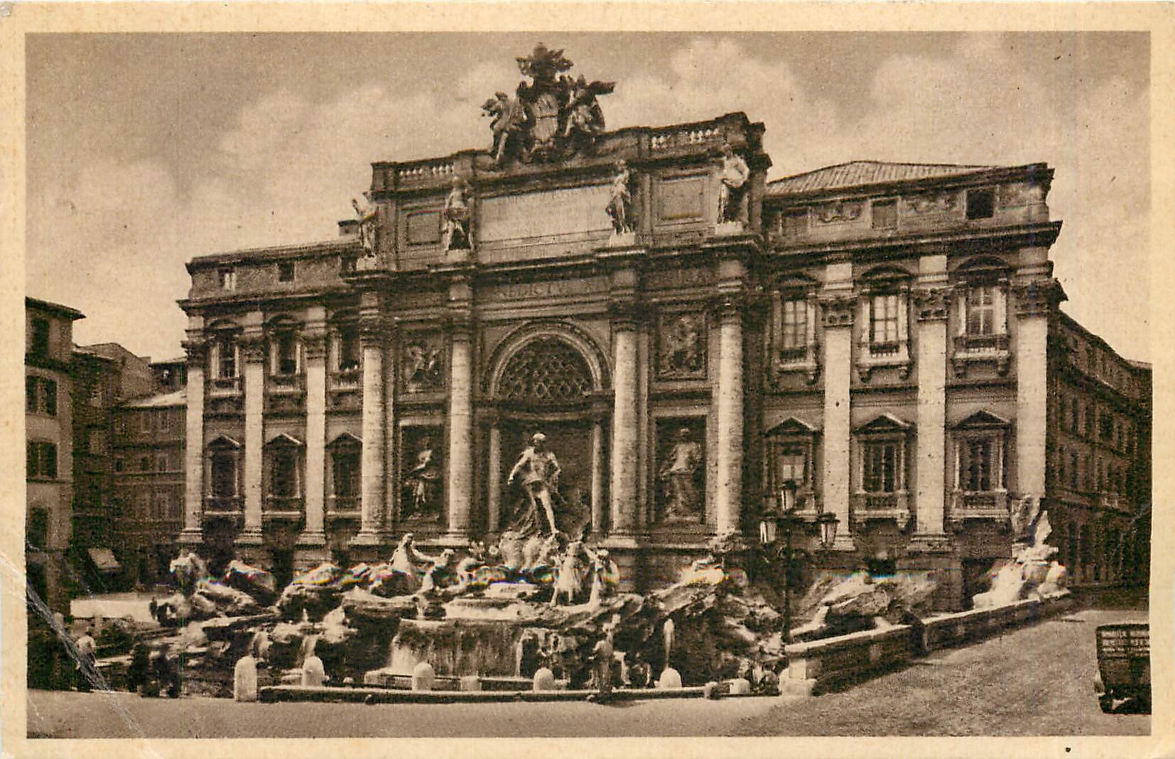 CPA Roma Fontaine de Trevi 